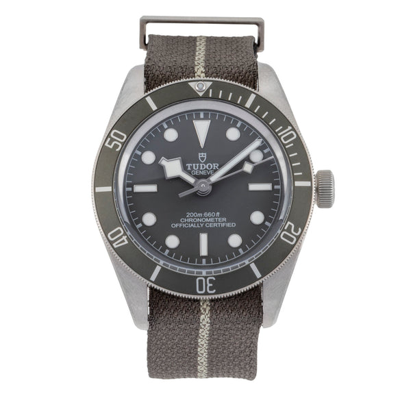 Tudor Black Bay argent automatique montre pour hommes 79010S LP: 4810EUR  [2504582]