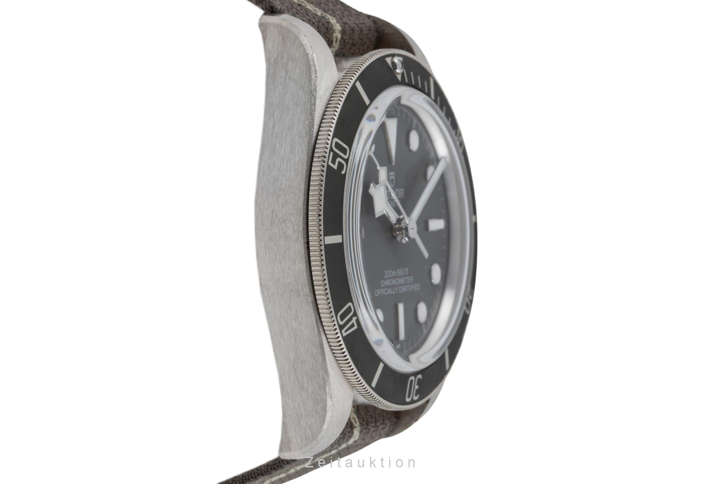 Tudor Black Bay argent automatique montre pour hommes 79010S LP: 4810EUR  [2504582]