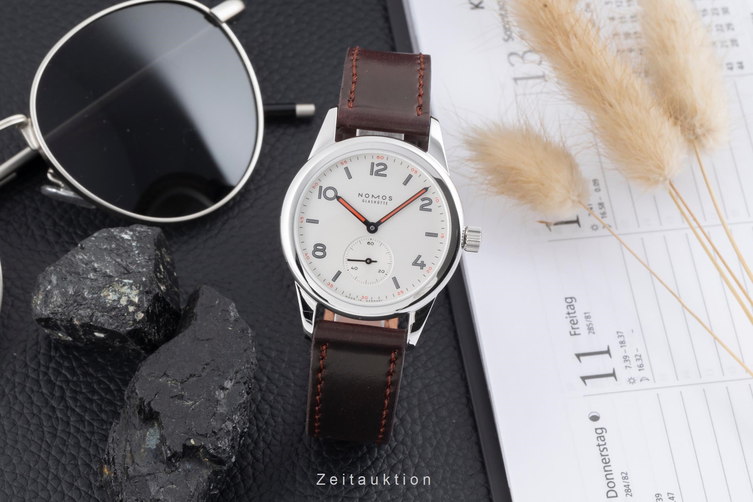 Nomos Club acier à remontage manuel montre pour hommes 703.1  [2504583]