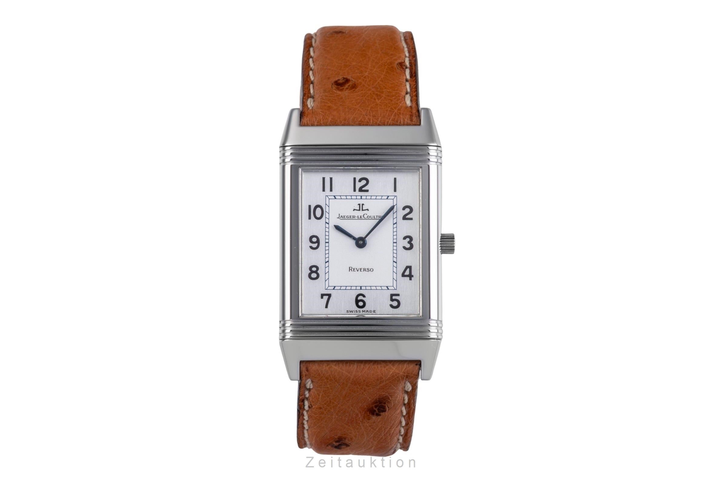 Jaeger LeCoultre Reverso Stahl Handaufzug Herrenuhr Medium Ref. QA250802 [2504584]