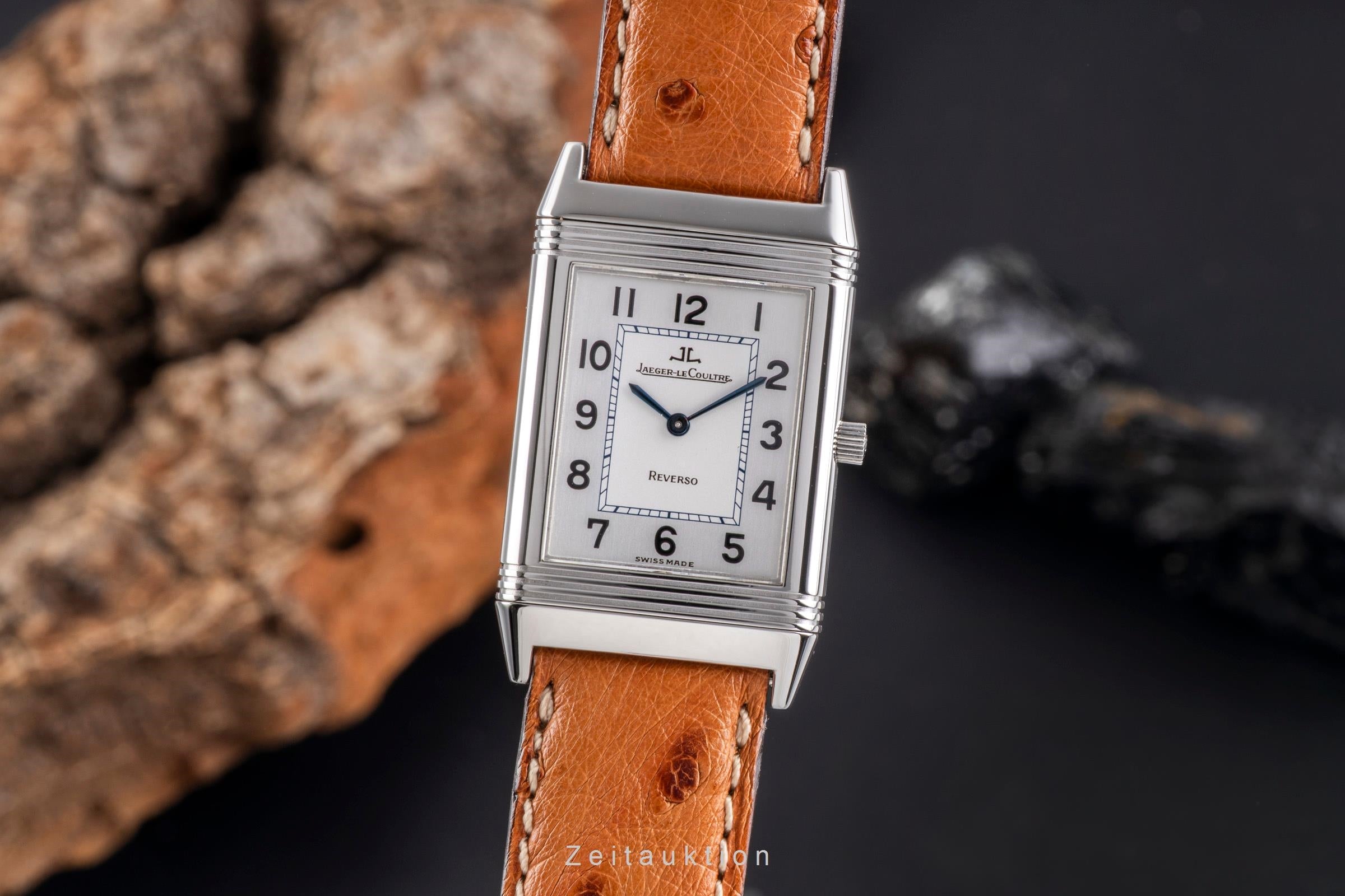 Jaeger LeCoultre Reverso Stahl Handaufzug Herrenuhr Medium Ref. QA250802 [2504584]