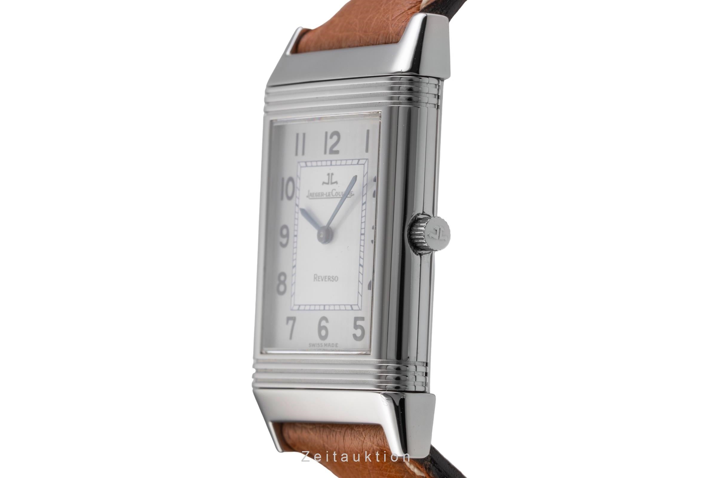 Jaeger LeCoultre Reverso Stahl Handaufzug Herrenuhr Medium Ref. QA250802 [2504584]