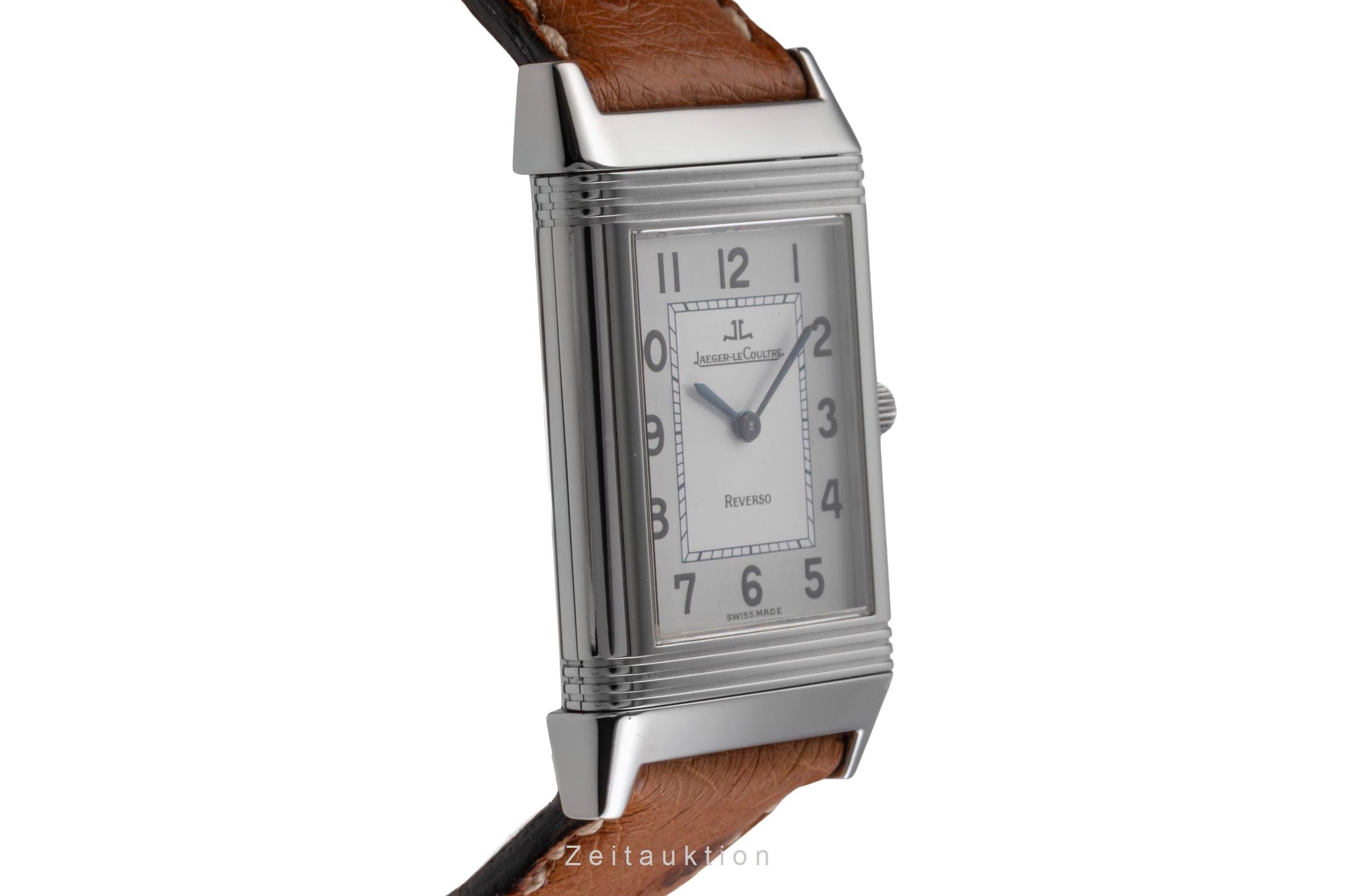 Jaeger LeCoultre Reverso Stahl Handaufzug Herrenuhr Medium Ref. QA250802 [2504584]