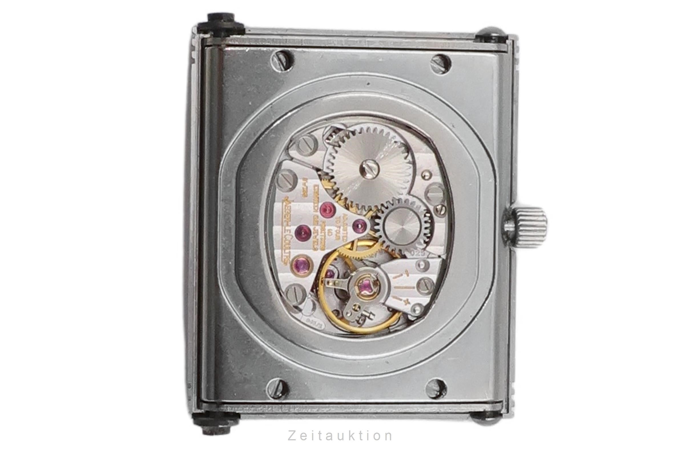 Jaeger LeCoultre Reverso Stahl Handaufzug Herrenuhr Medium Ref. QA250802 [2504584]