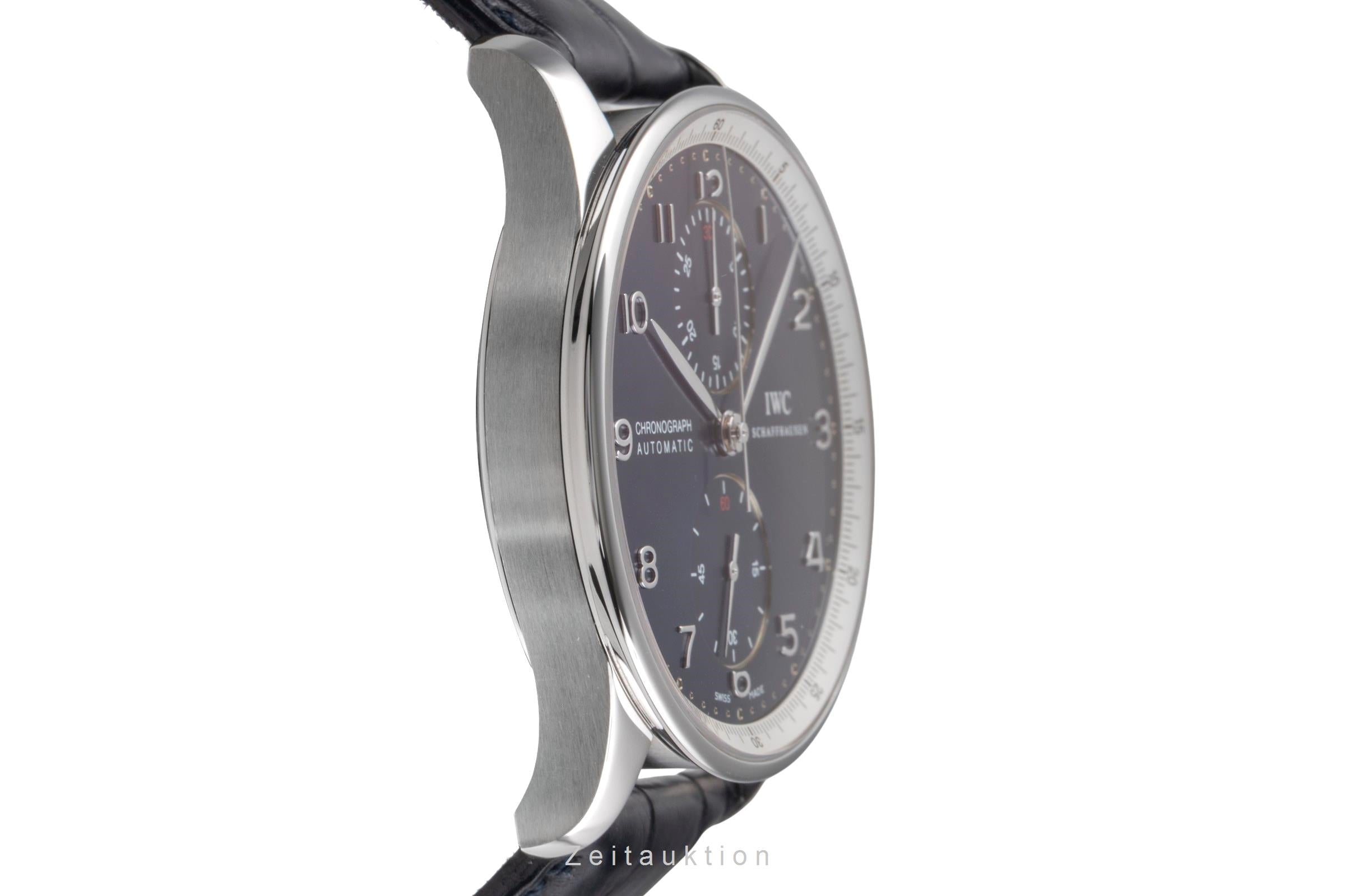IWC Portugieser chronographe acier automatique montre pour hommes IW371432 LP: 9100EUR Limited  [2504587]