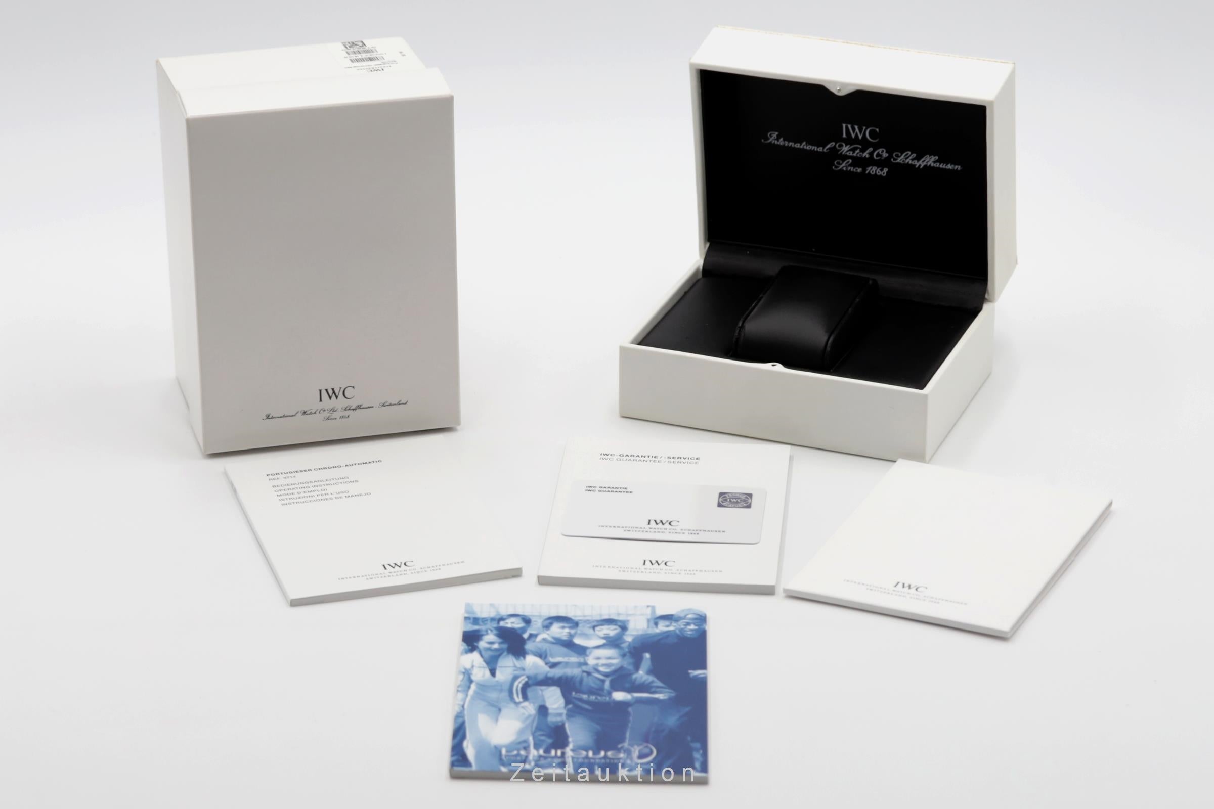 IWC Portugieser chronographe acier automatique montre pour hommes IW371432 LP: 9100EUR Limited  [2504587]