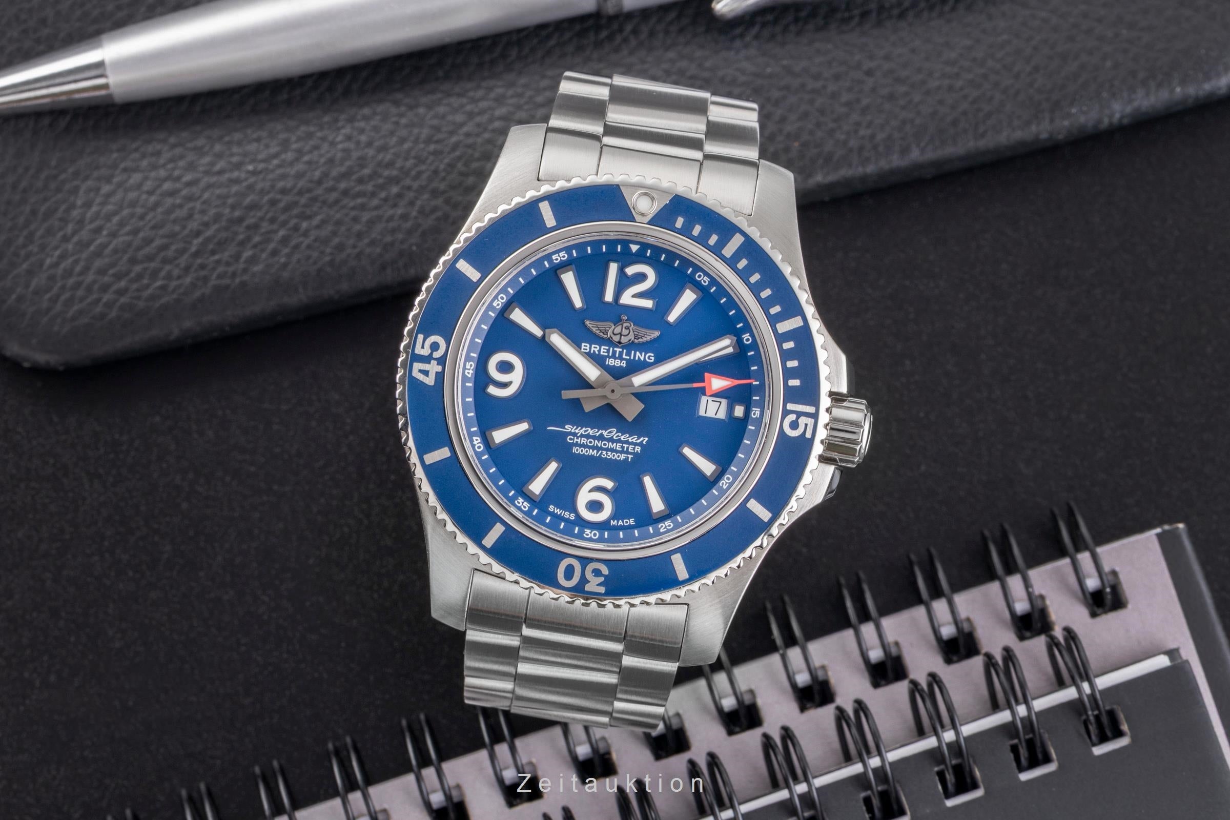 Breitling Superocean steel automatic men's watch A17367D81C1A2  [2504588]