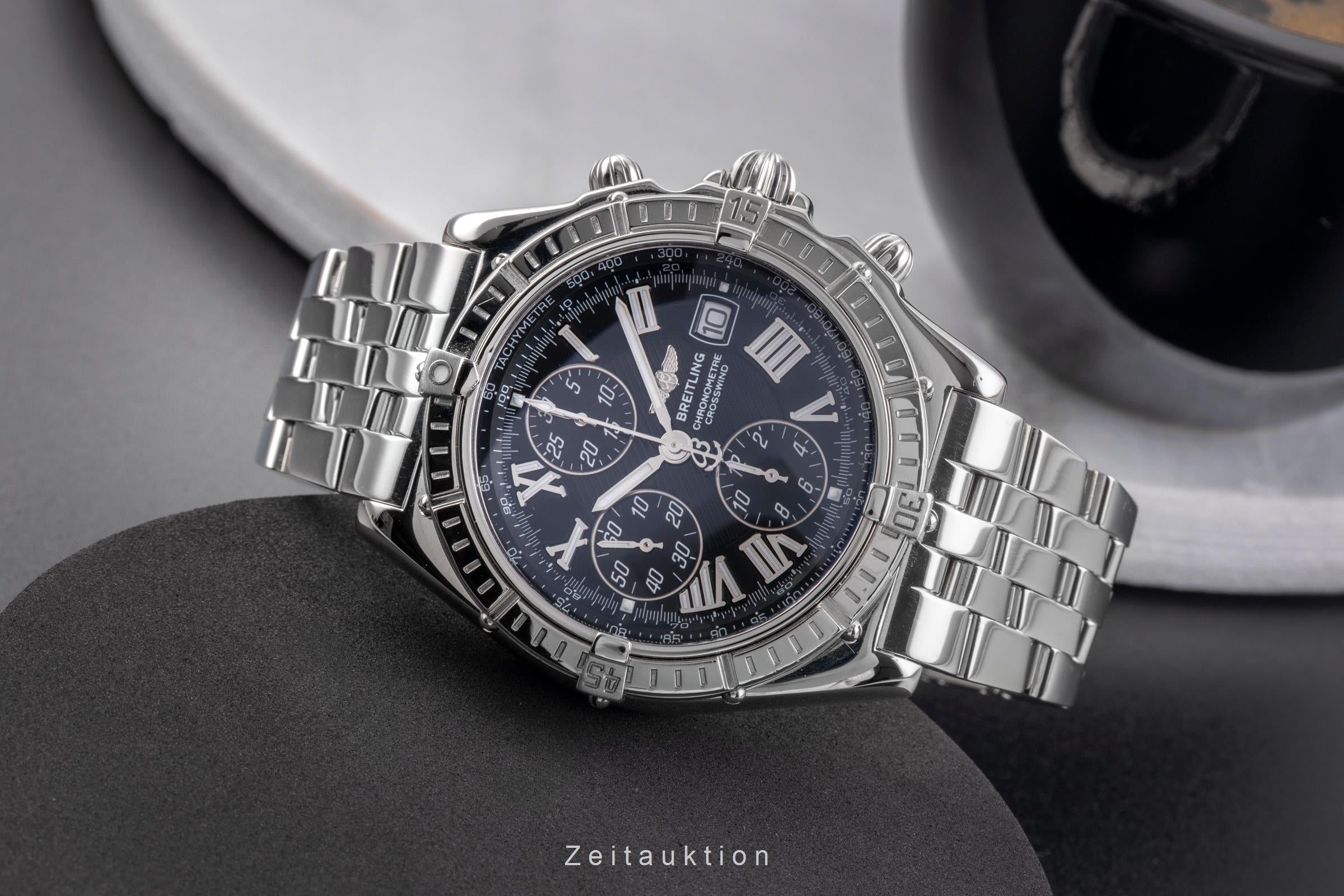 Breitling Crosswind chronograph steel automatic men's watch A13355  [2504590]