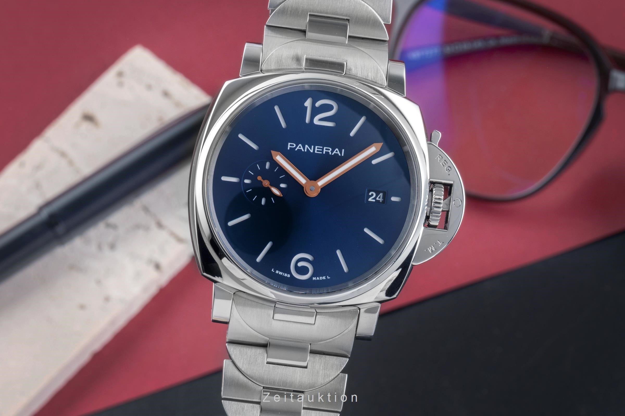 Panerai Luminor Due 42MM Automatik Herrenuhr Ref. PAM01124 B&P NP: 8200,- € [2504592]