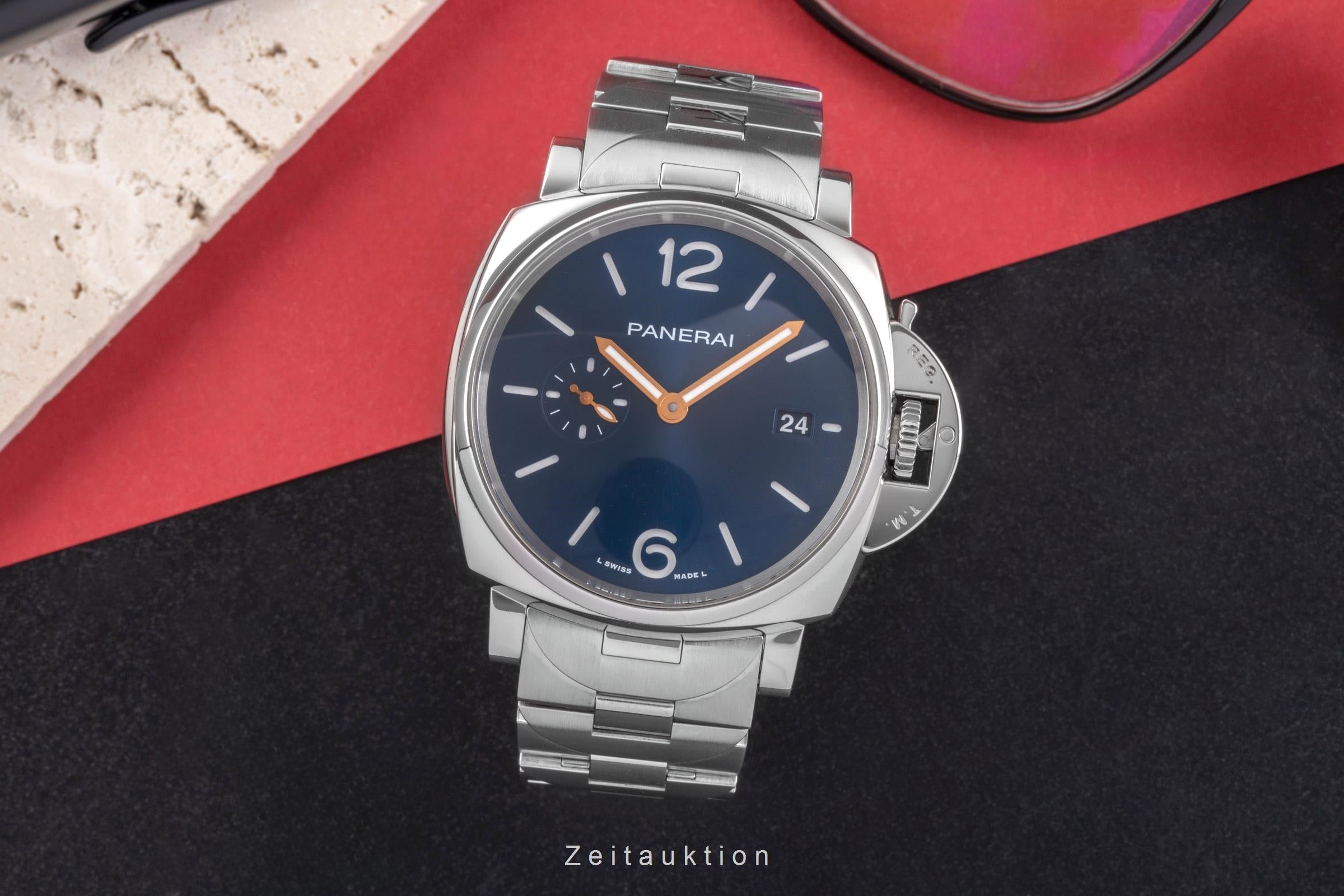Panerai Luminor Due 42MM Automatik Herrenuhr Ref. PAM01124 B&P NP: 8200,- € [2504592]
