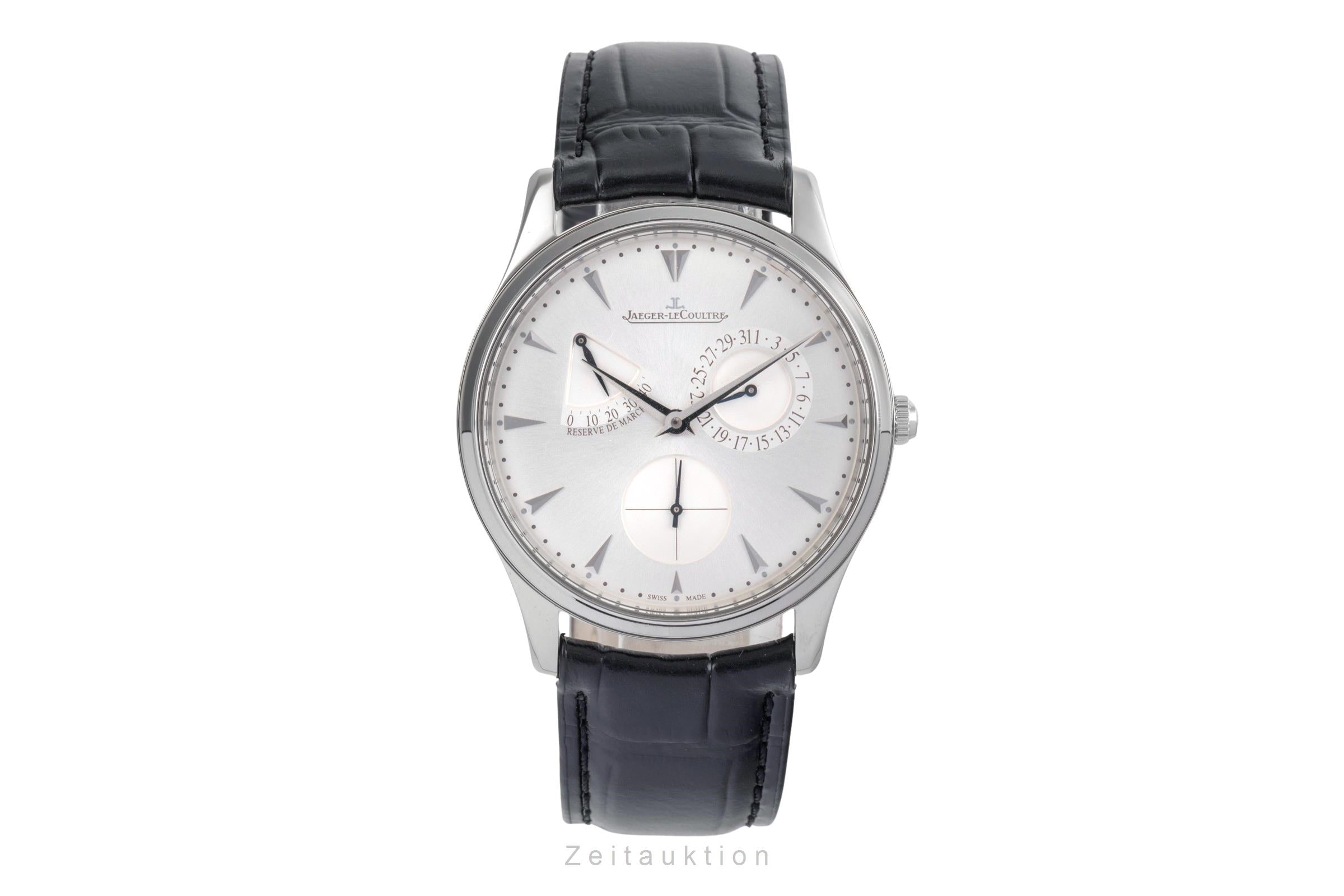 Jaeger LeCoultre Master Ultra Thin steel automatic men's watch Q1378420  176.8.38.S LP: 10800EUR  [2504593]