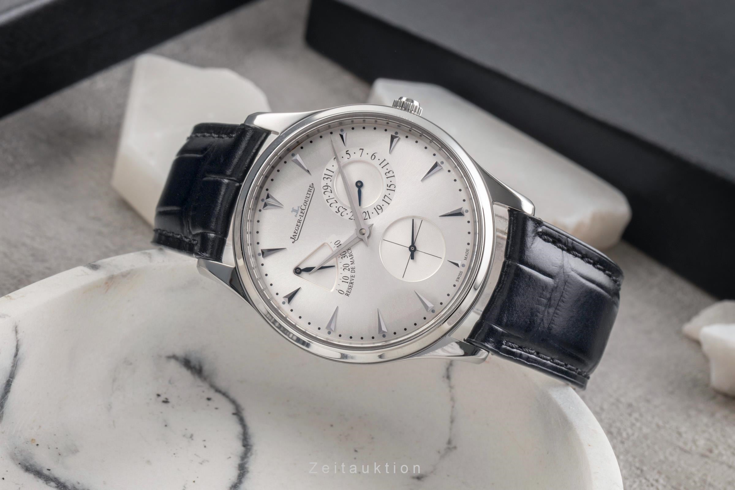 Jaeger LeCoultre Master Ultra Thin steel automatic men's watch Q1378420  176.8.38.S LP: 10800EUR  [2504593]