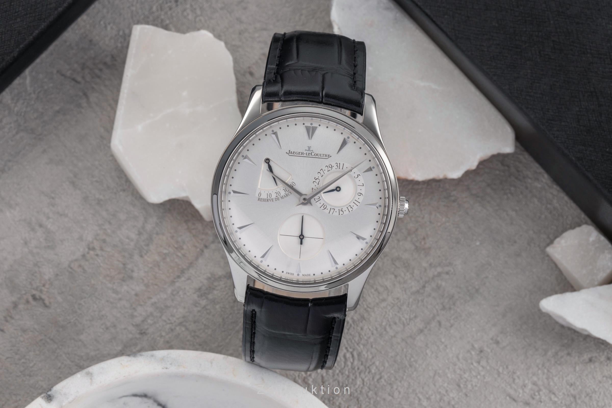 Jaeger LeCoultre Master Ultra Thin steel automatic men's watch Q1378420  176.8.38.S LP: 10800EUR  [2504593]