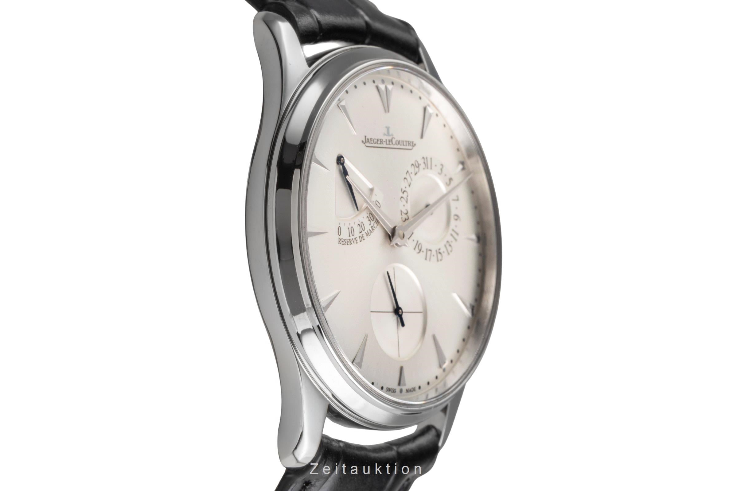 Jaeger LeCoultre Master Ultra Thin steel automatic men's watch Q1378420  176.8.38.S LP: 10800EUR  [2504593]