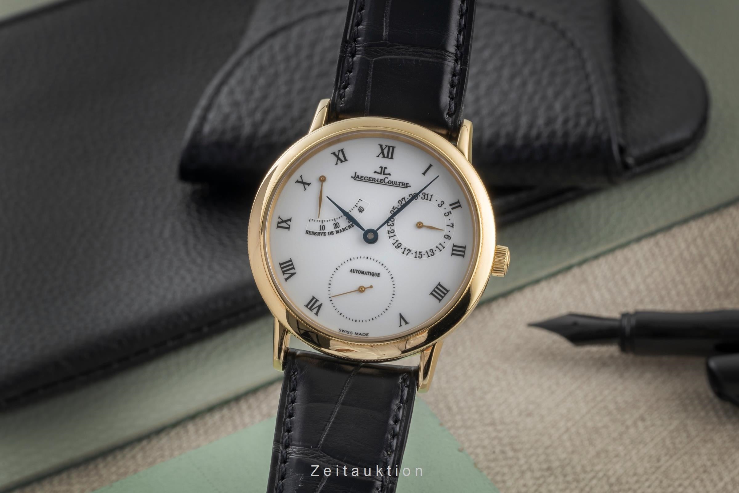 Jaeger LeCoultre Gentilhomme 18 ct gold automatic men's watch 155.1.93  [2504594]