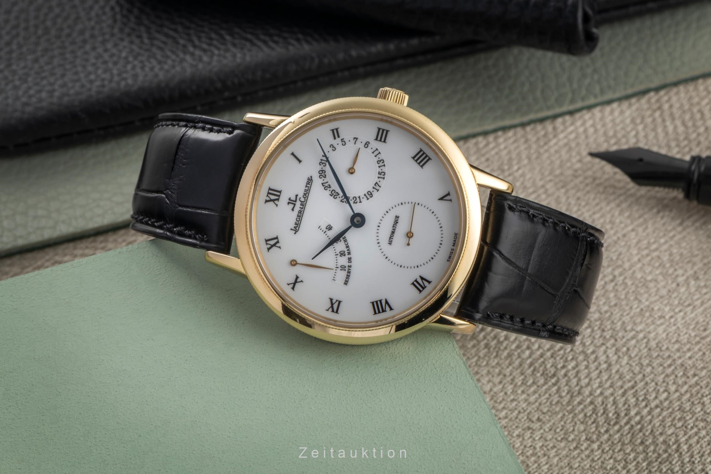 Jaeger LeCoultre Gentilhomme 18 ct gold automatic men's watch 155.1.93  [2504594]