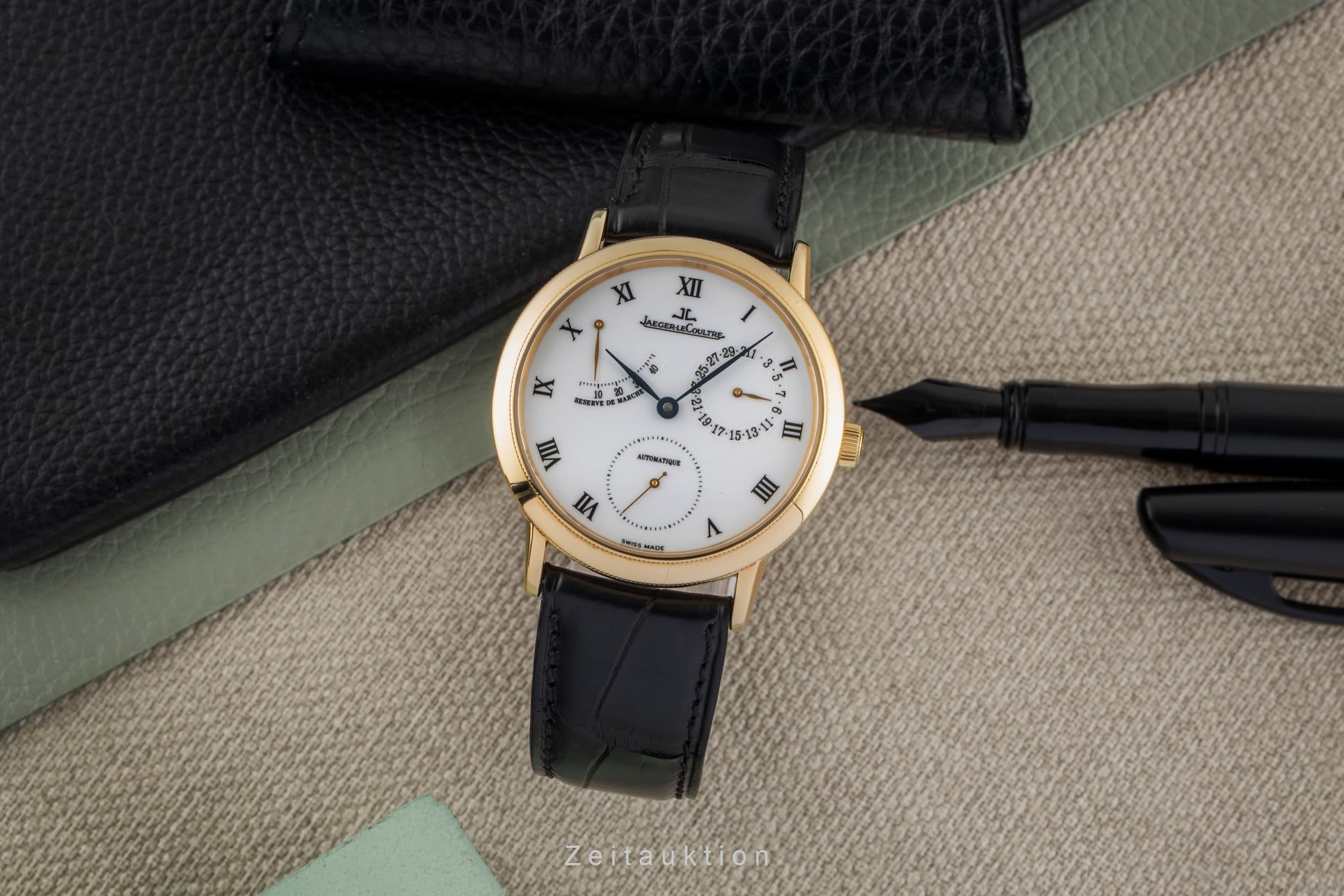 Jaeger LeCoultre Gentilhomme 18 ct gold automatic men's watch 155.1.93  [2504594]