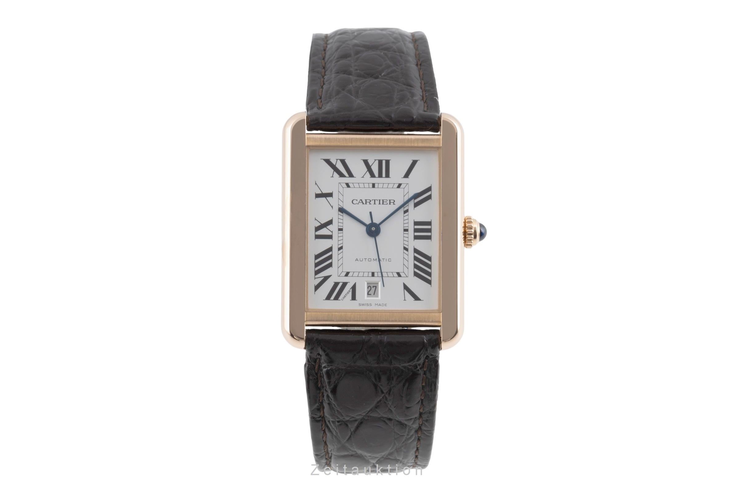 Cartier Tank acier / or  automatique montre pour hommes W5200026  [2504595]