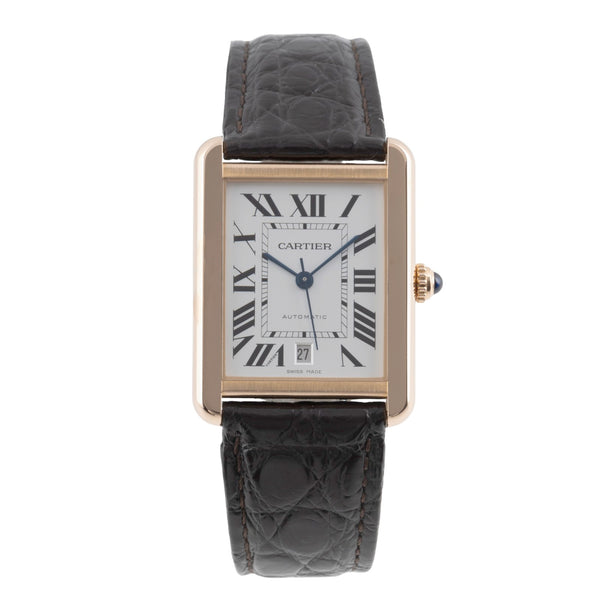 Cartier Tank acier / or  automatique montre pour hommes W5200026  [2504595]
