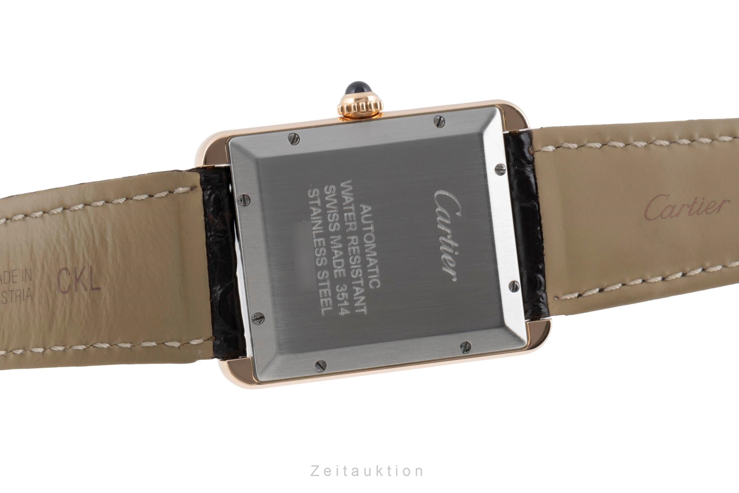 Cartier Tank acier / or  automatique montre pour hommes W5200026  [2504595]