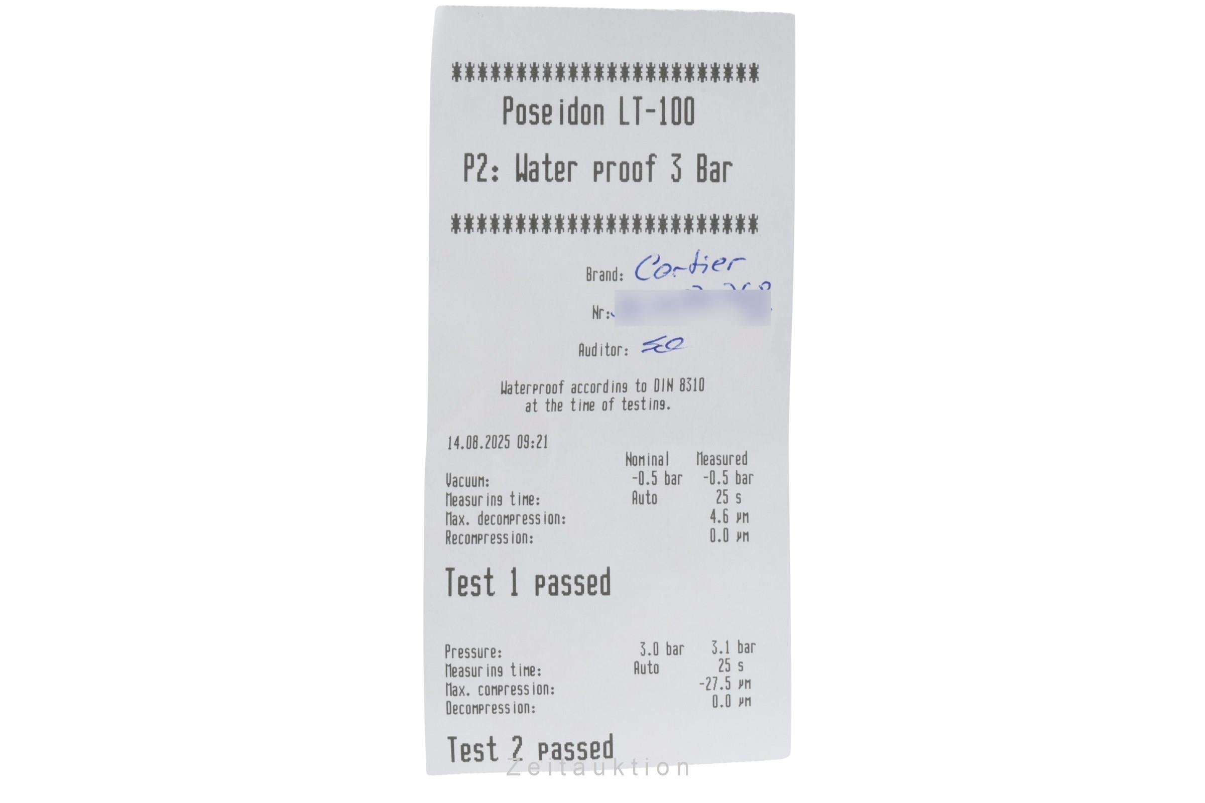 Cartier Tank acier / or  automatique montre pour hommes W5200026  [2504595]