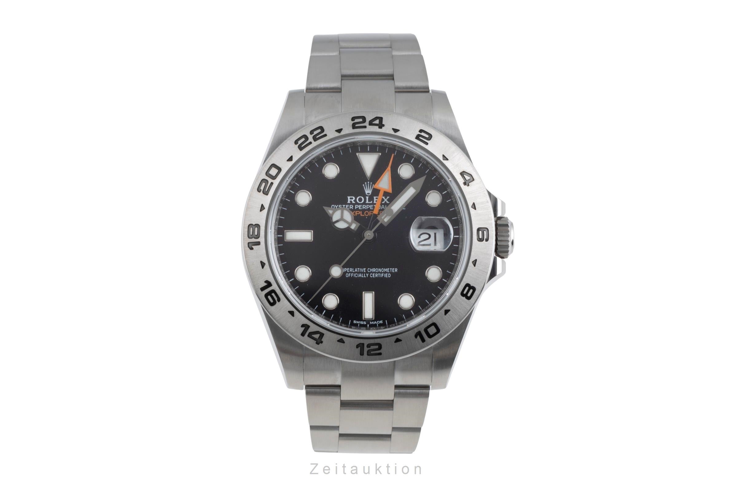 Rolex Explorer II Black Dial Edelstahl Automatik Herrenuhr Ref. 216570  [2504596]