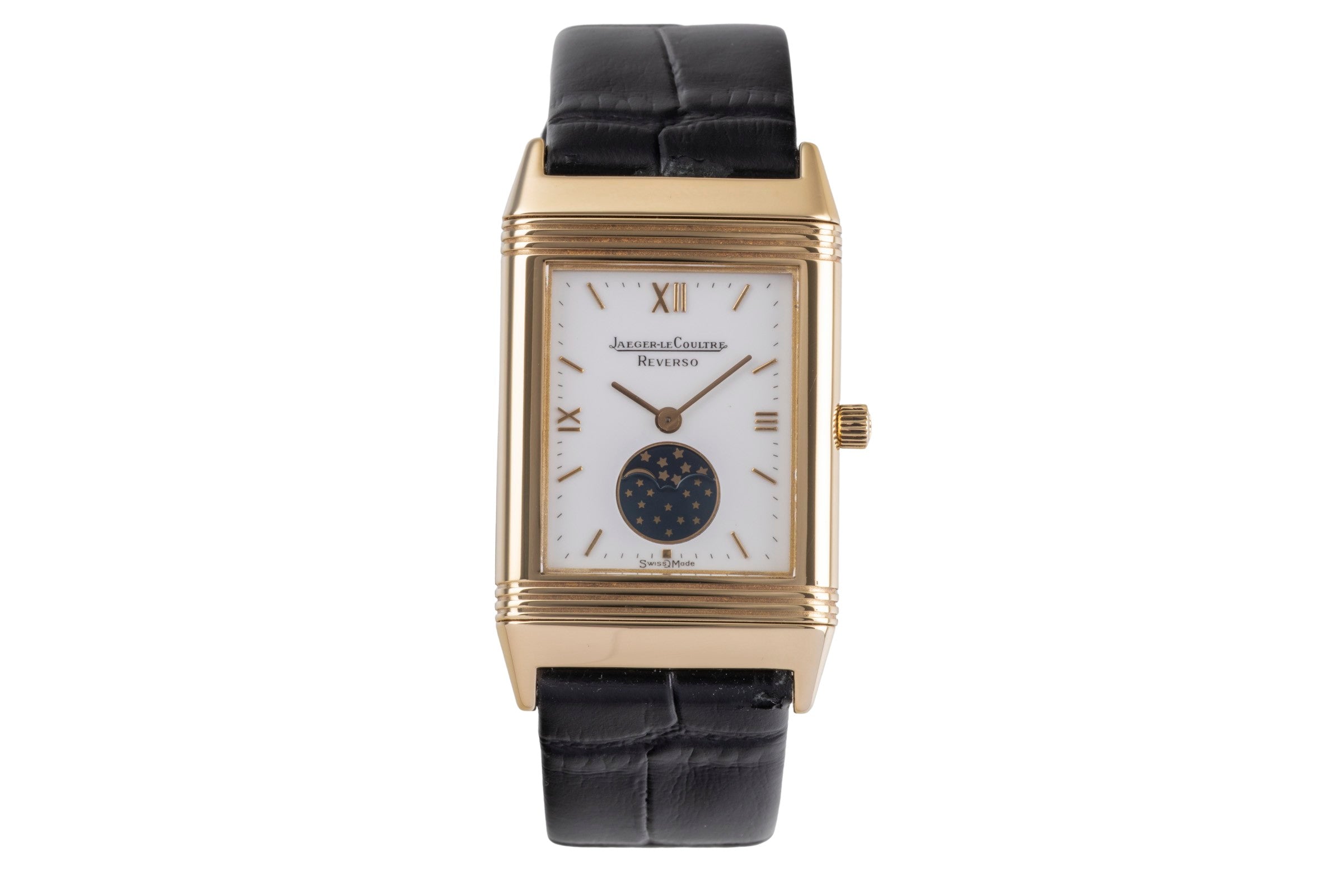 Jaeger LeCoultre Reverso 18 ct gold quartz Kal. 618 Ref. 140.252.1