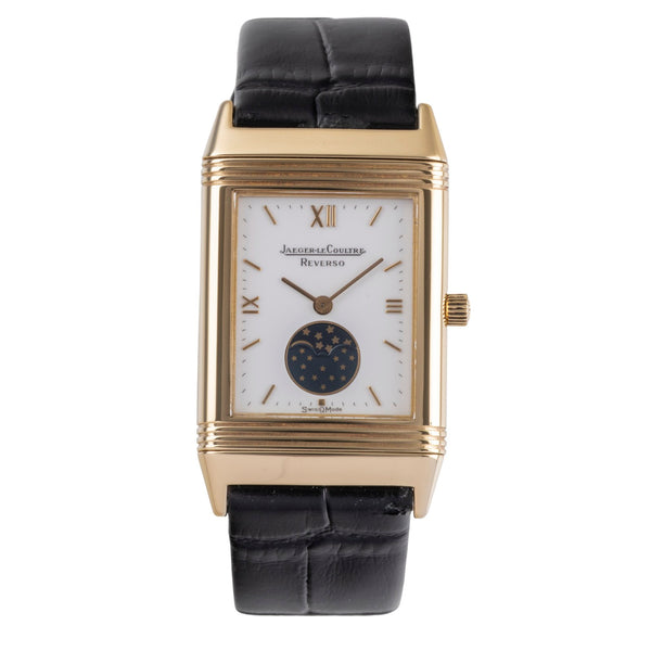 Jaeger LeCoultre Reverso 18 ct gold quartz unisex 140.252.1  [2504597]