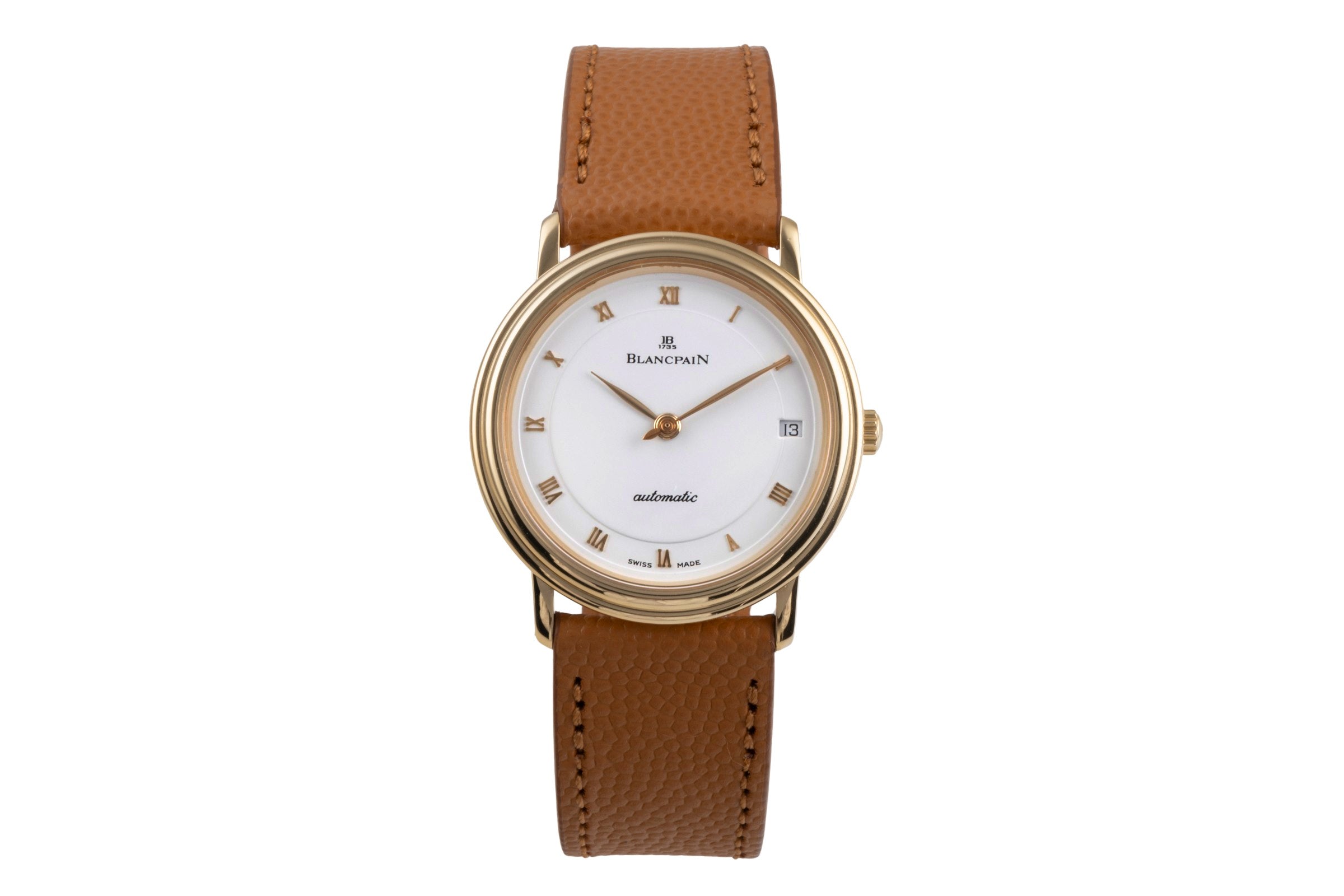 Blancpain Villeret or 18 ct automatique montre pour hommes 1195-1418-58  [2504599]
