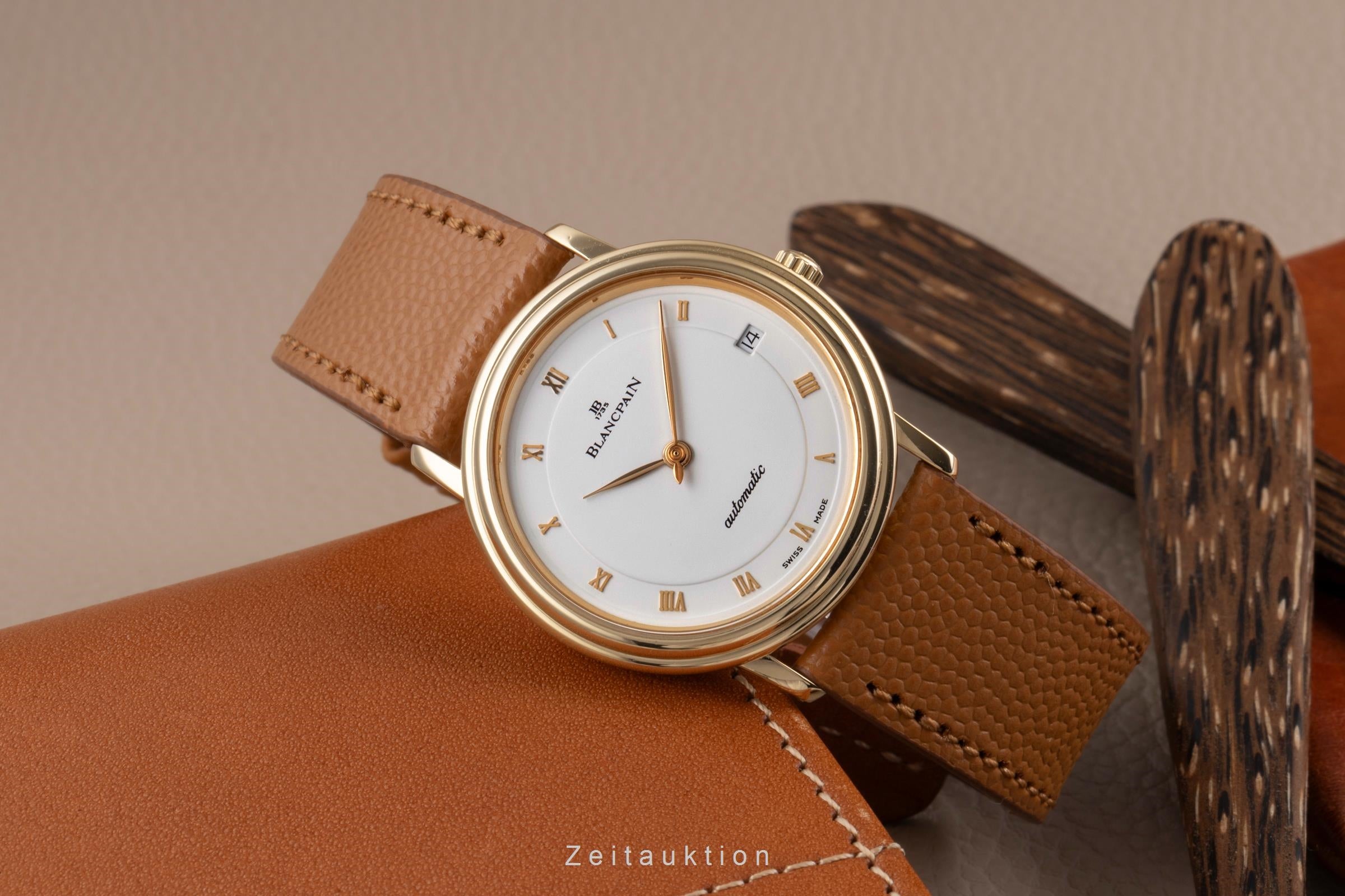 Blancpain Villeret oro 18 ct automatismo orologio da uomo 1195-1418-58  [2504599]