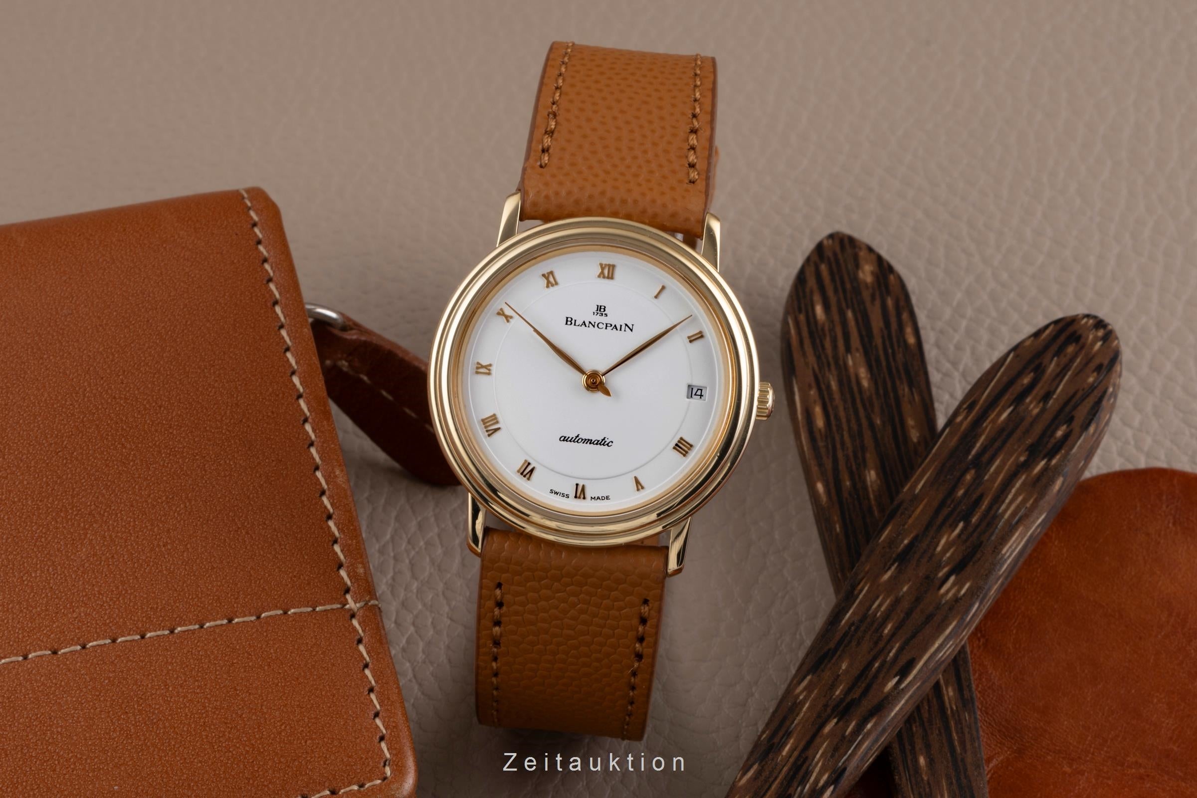 Blancpain Villeret oro 18 ct automatismo orologio da uomo 1195-1418-58  [2504599]