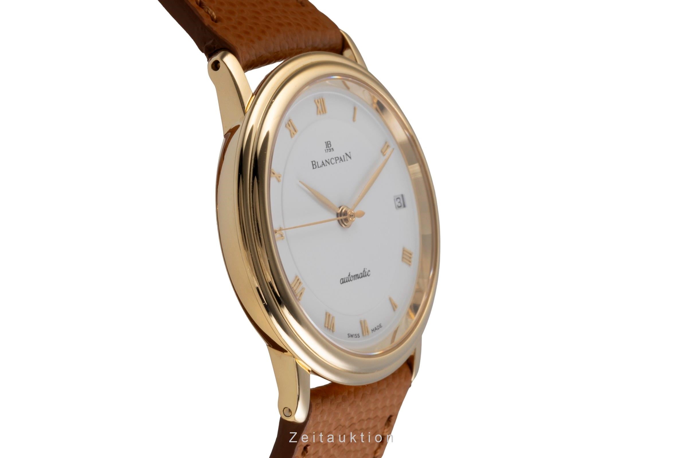 Blancpain Villeret oro 18 ct automatismo orologio da uomo 1195-1418-58  [2504599]