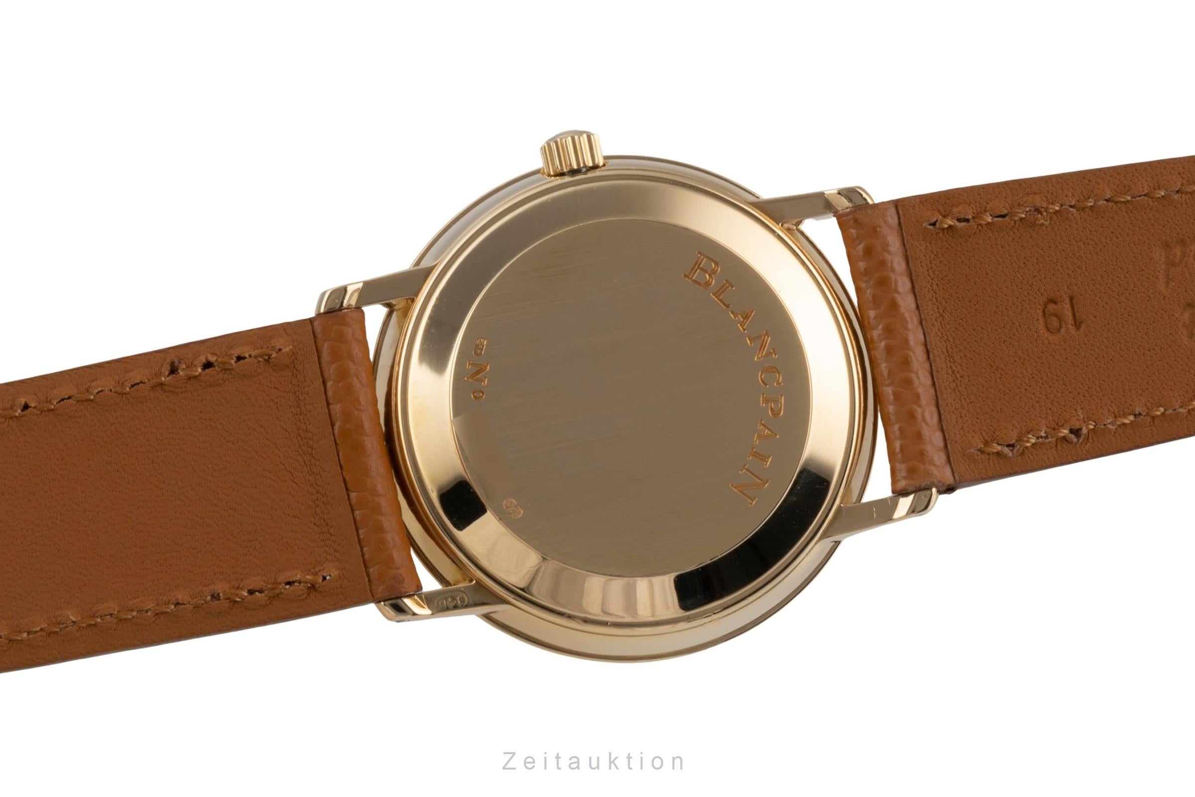 Blancpain Villeret oro 18 ct automatismo orologio da uomo 1195-1418-58  [2504599]