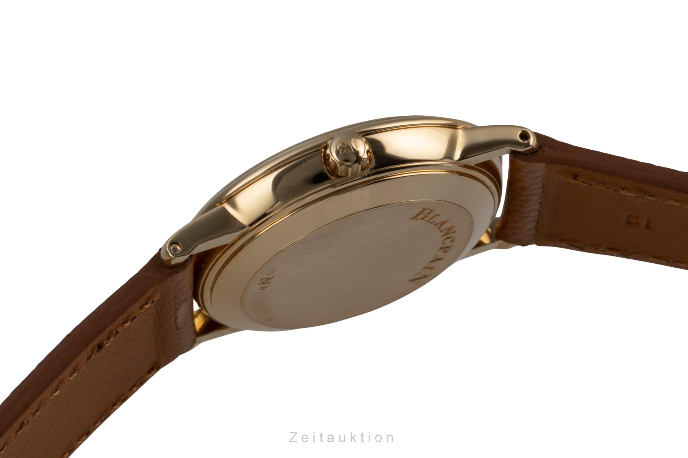 Blancpain Villeret oro 18 ct automatismo orologio da uomo 1195-1418-58  [2504599]