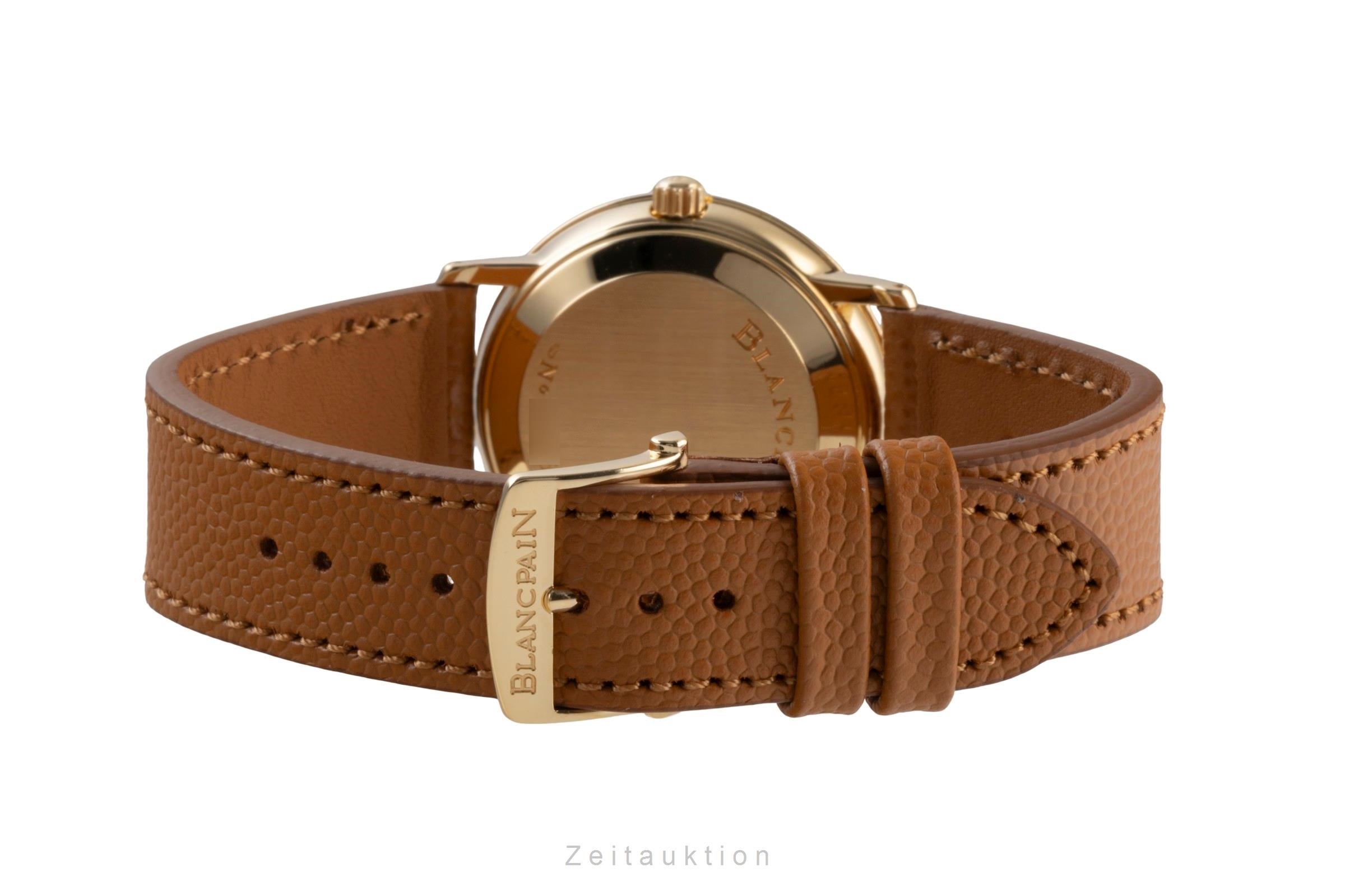 Blancpain Villeret oro 18 ct automatismo orologio da uomo 1195-1418-58  [2504599]