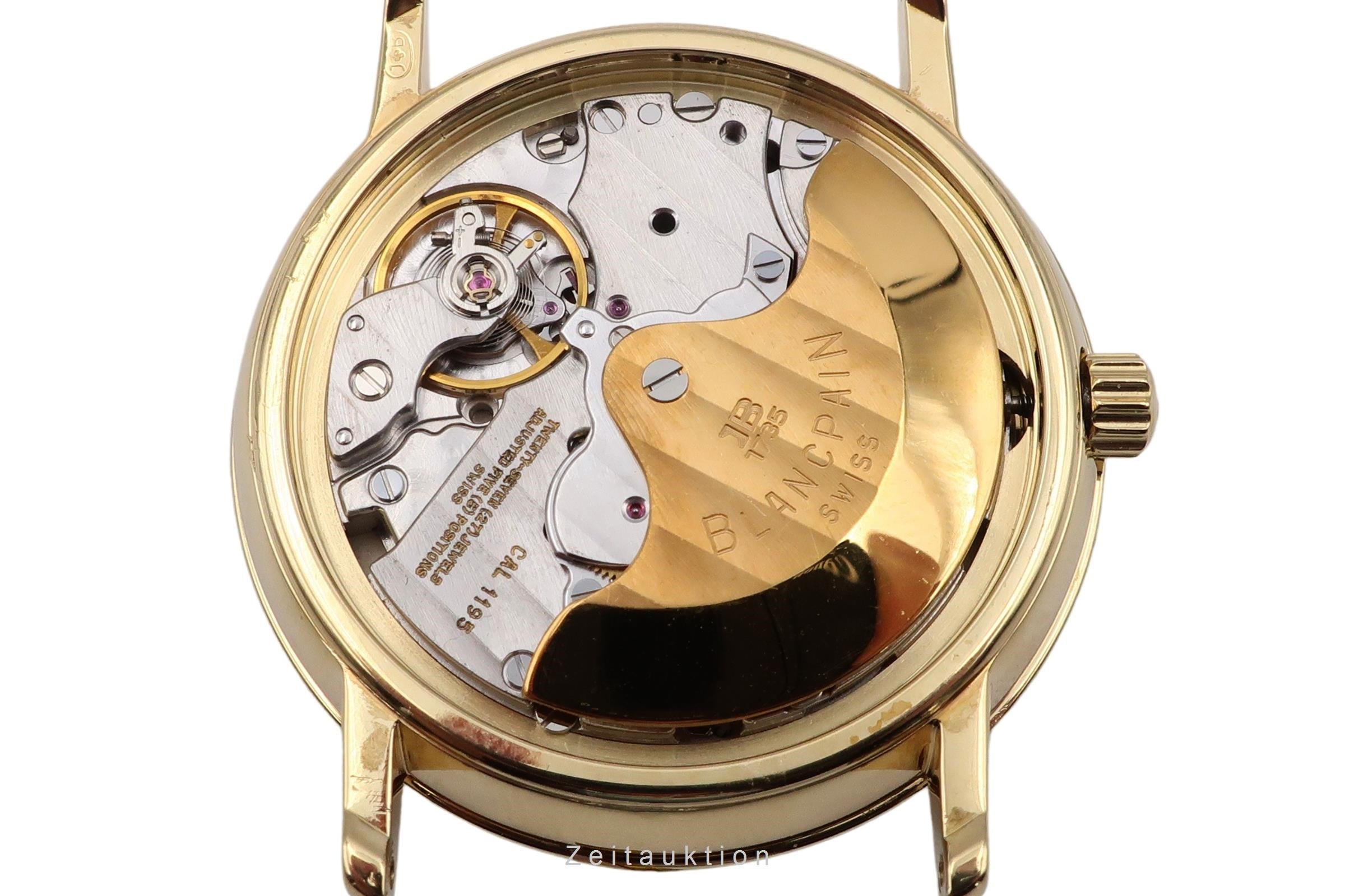 Blancpain Villeret oro 18 ct automatismo orologio da uomo 1195-1418-58  [2504599]
