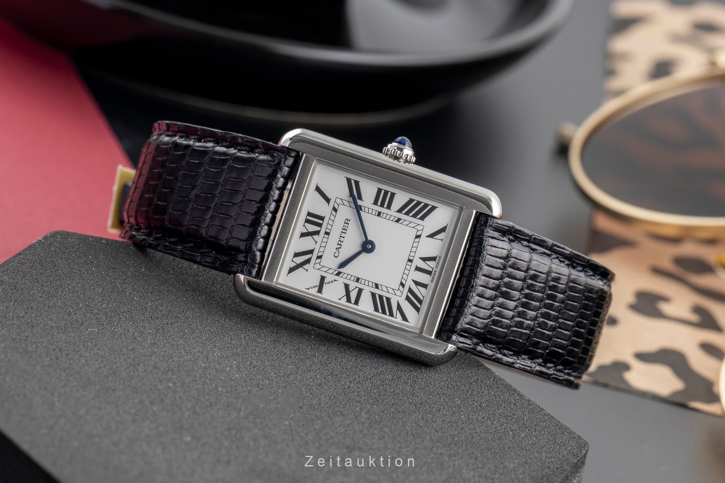Cartier Tank Solo SM Edelstahl Lady Quarz Damenuhr Ref. W5200005 3170 [2504601]