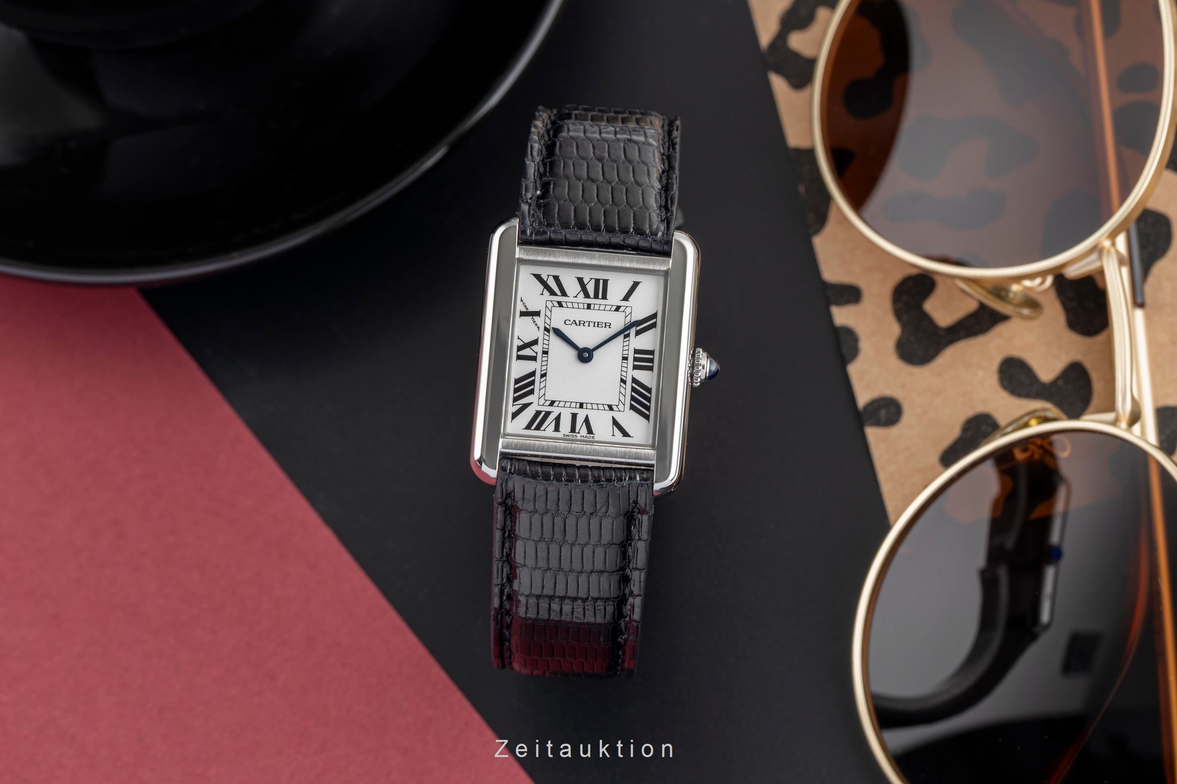 Cartier Tank Solo SM Edelstahl Lady Quarz Damenuhr Ref. W5200005 3170 [2504601]