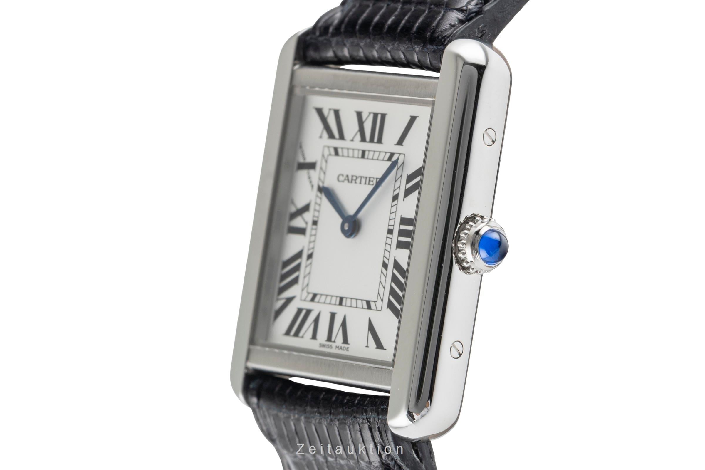 Cartier Tank Solo SM Edelstahl Lady Quarz Damenuhr Ref. W5200005 3170 [2504601]