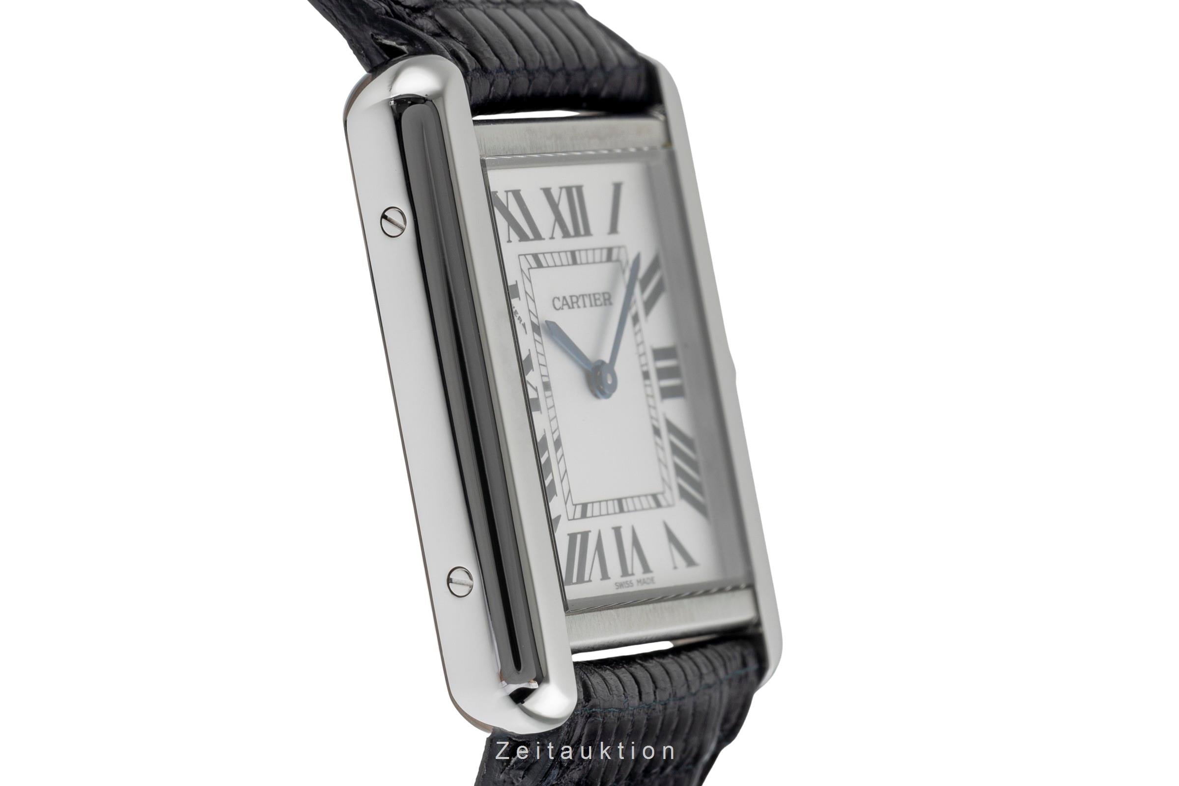 Cartier Tank Solo SM Edelstahl Lady Quarz Damenuhr Ref. W5200005 3170 [2504601]