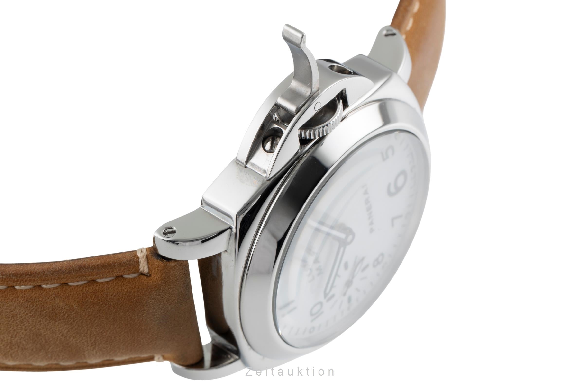 Panerai Luminor Marina acier à remontage manuel montre pour hommes PAM00113 LP: 6200EUR  [2504604]