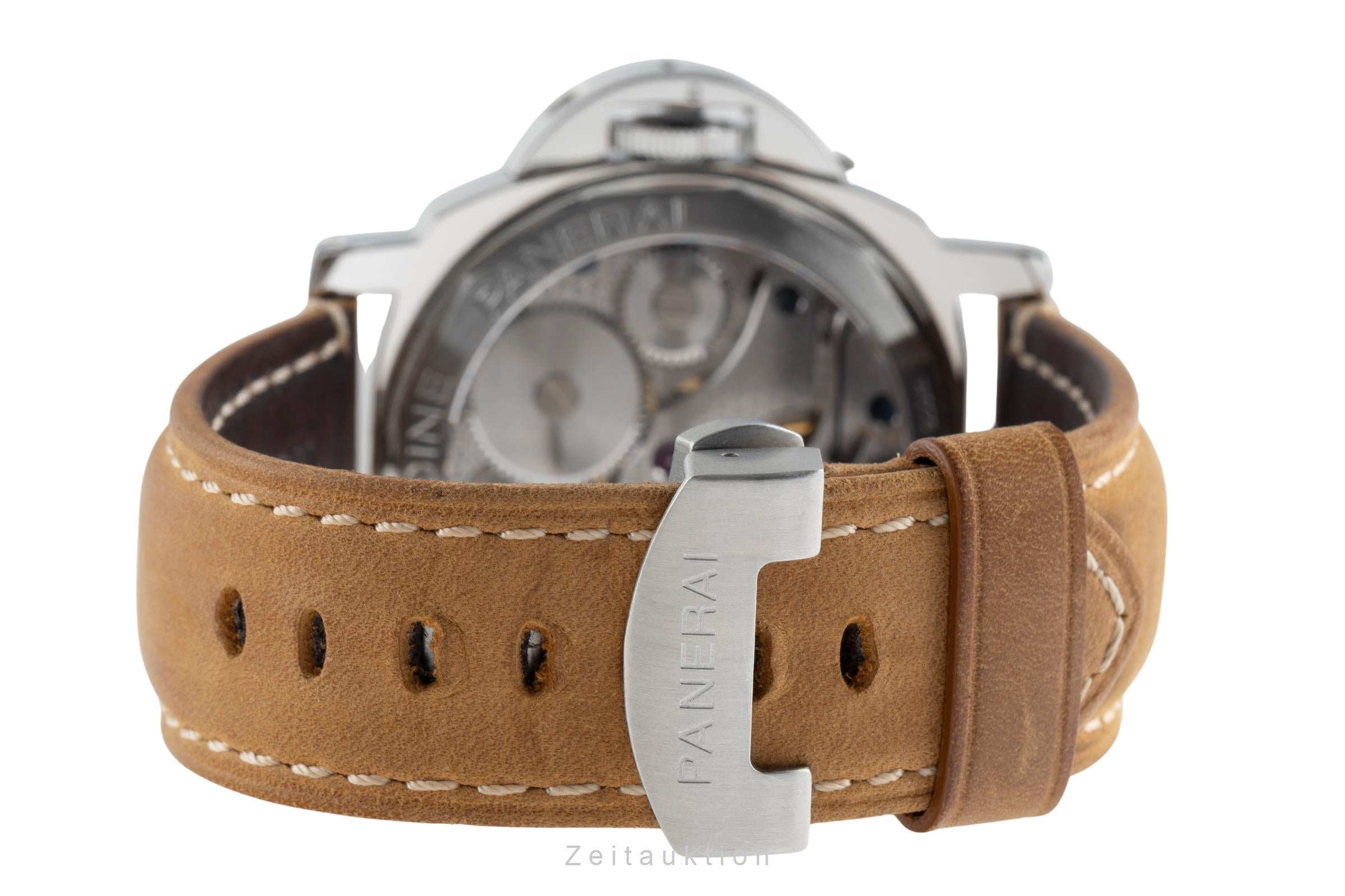 Panerai Luminor Marina acier à remontage manuel montre pour hommes PAM00113 LP: 6200EUR  [2504604]