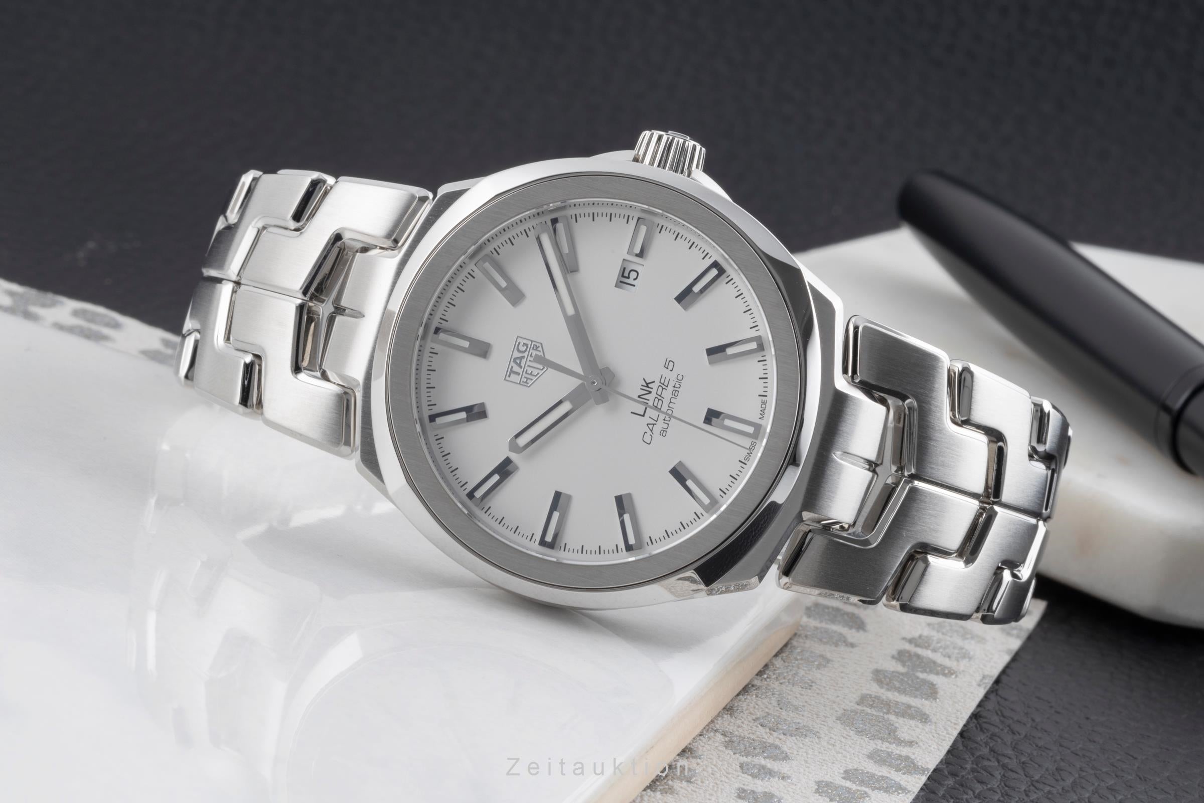 Tag Heuer Link acier automatique montre pour hommes WBC2111.BA0603  [2504605]