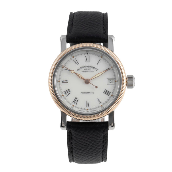 Mühle Glashütte Medium II Stahl / Gold Automatik Datum Ref M1-31-70, M31-71/3LB  [2504606]