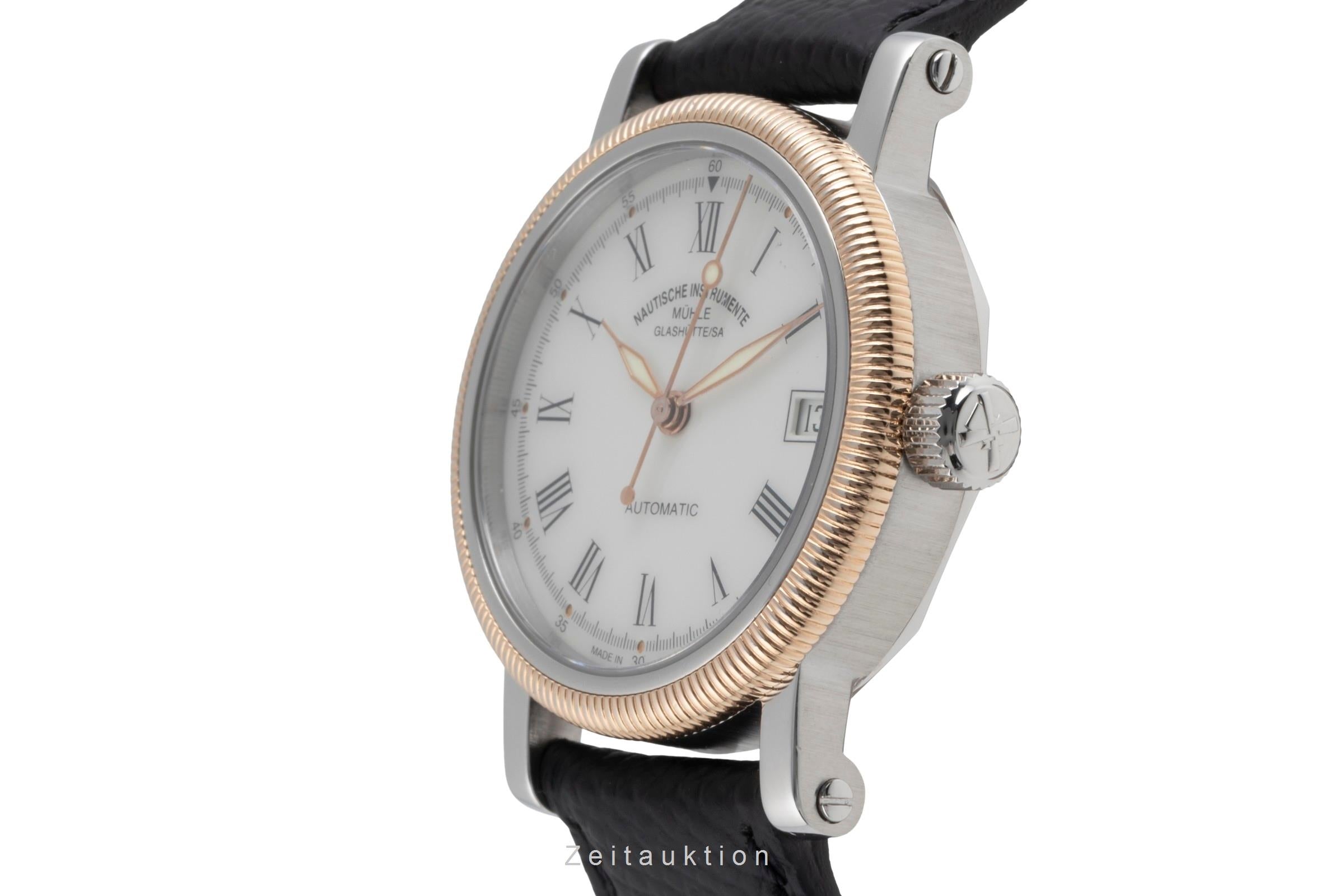 Mühle Glashütte Medium II Stahl / Gold Automatik Datum Ref M1-31-70, M31-71/3LB  [2504606]