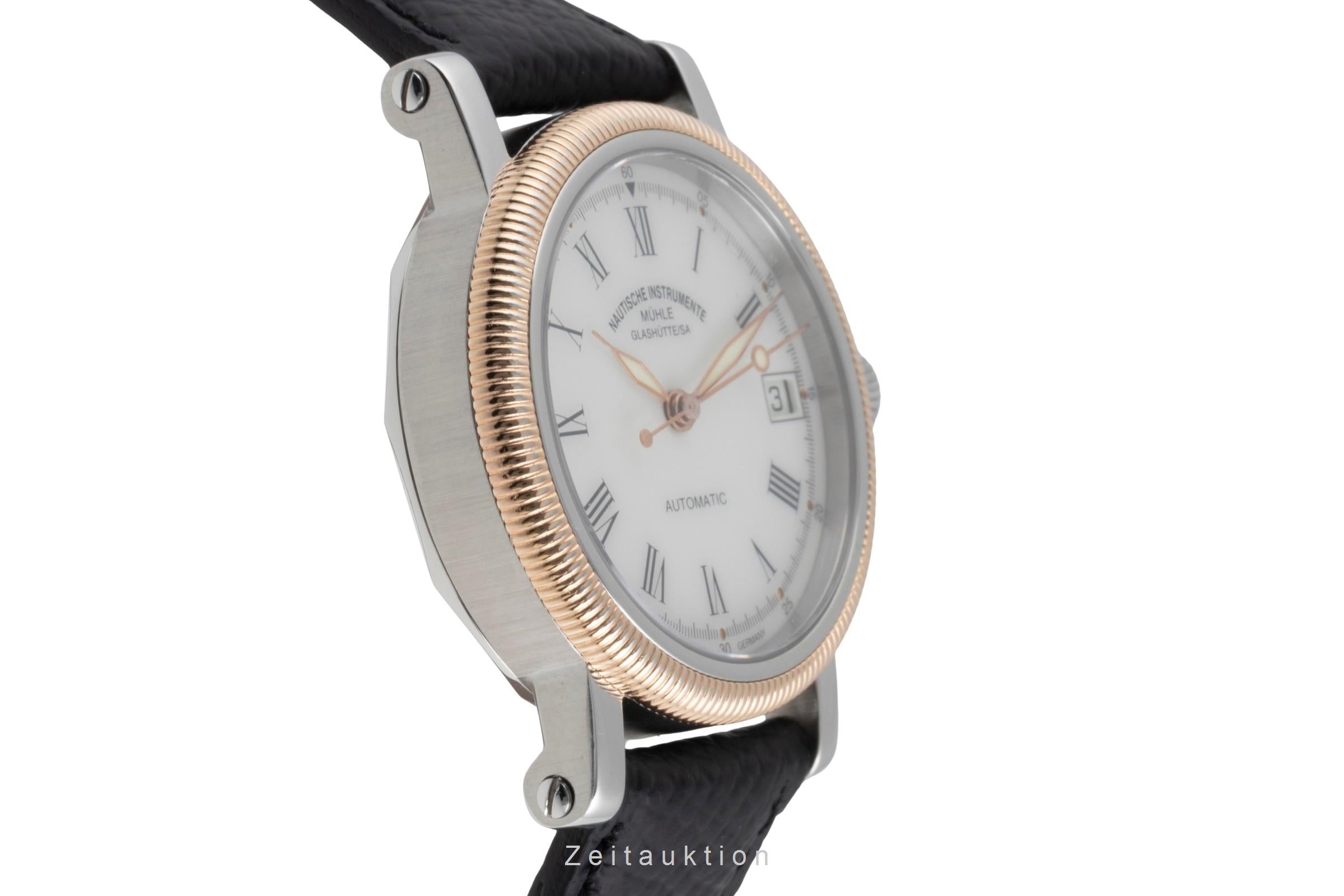 Mühle Glashütte Medium II Stahl / Gold Automatik Datum Ref M1-31-70, M31-71/3LB  [2504606]