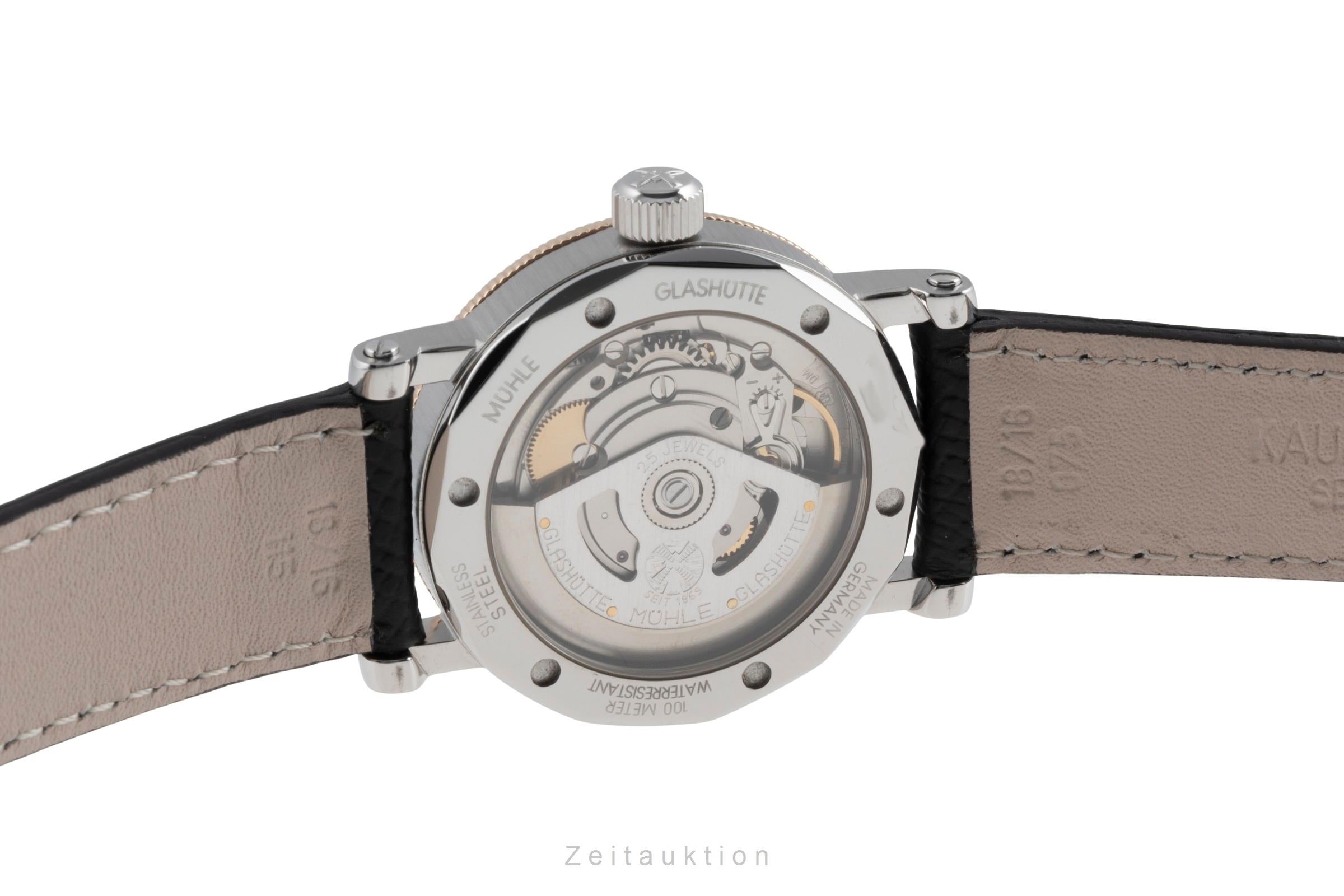 Mühle Glashütte Medium II Stahl / Gold Automatik Datum Ref M1-31-70, M31-71/3LB  [2504606]