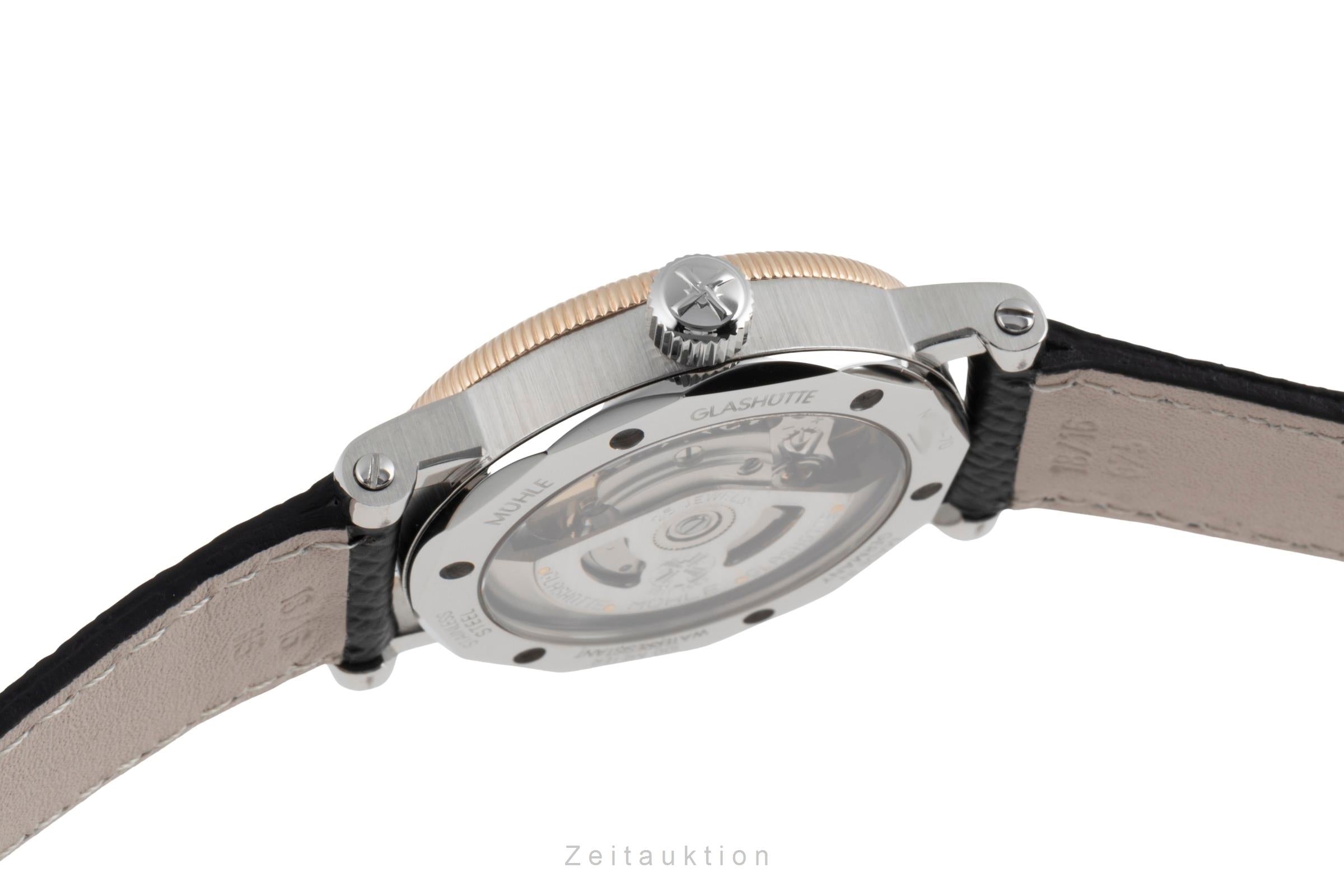 Mühle Glashütte Medium II Stahl / Gold Automatik Datum Ref M1-31-70, M31-71/3LB  [2504606]