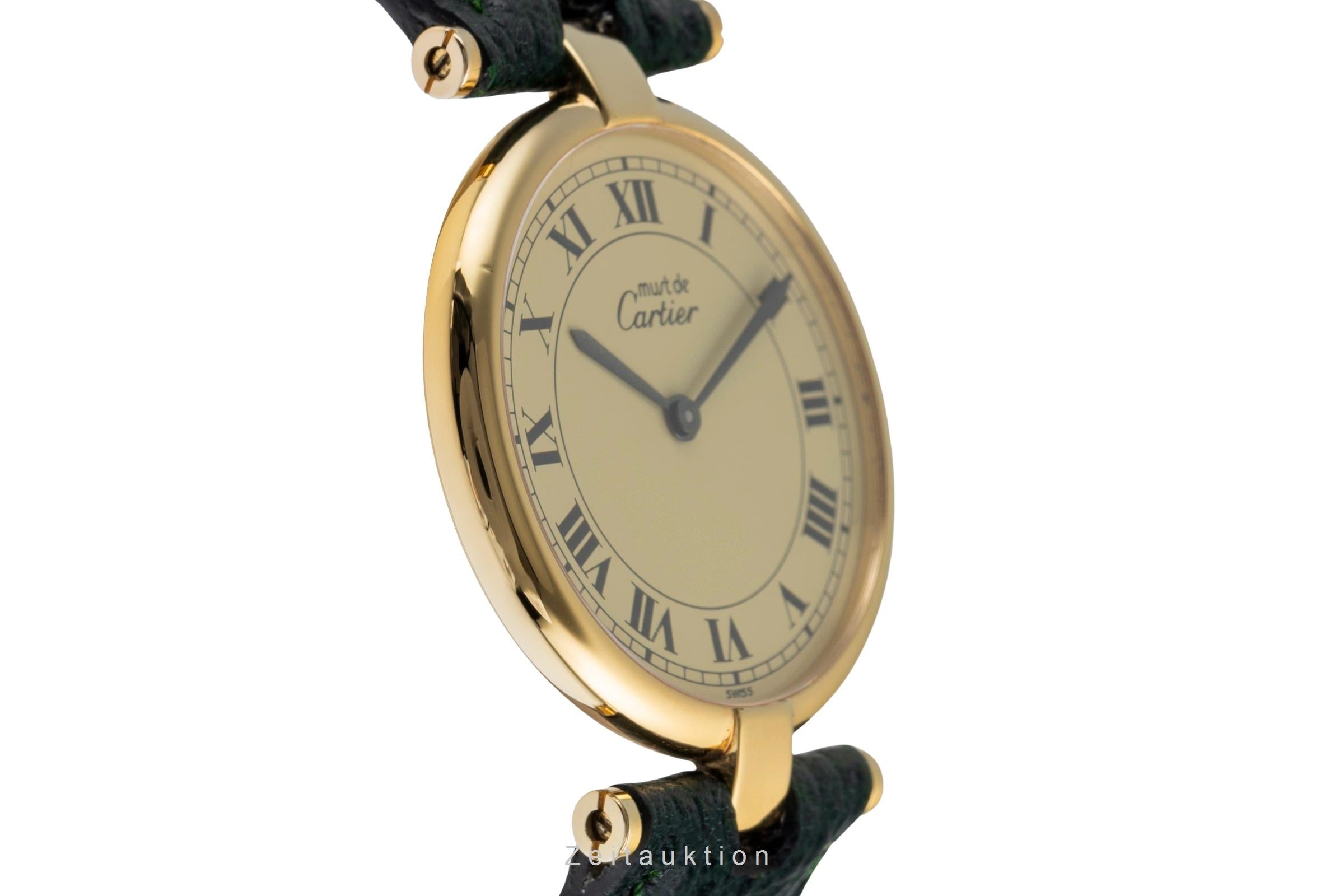 Cartier Vendome silver-gilt quartz unisex 83978213  [2504607]