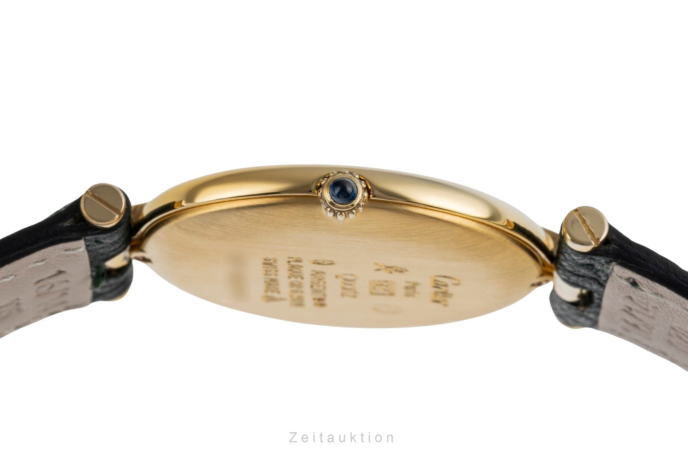 Cartier Vendome silver-gilt quartz unisex 83978213  [2504607]